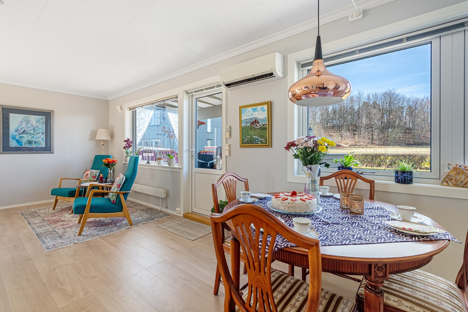 Her har man god plass til gjester Galleribilde