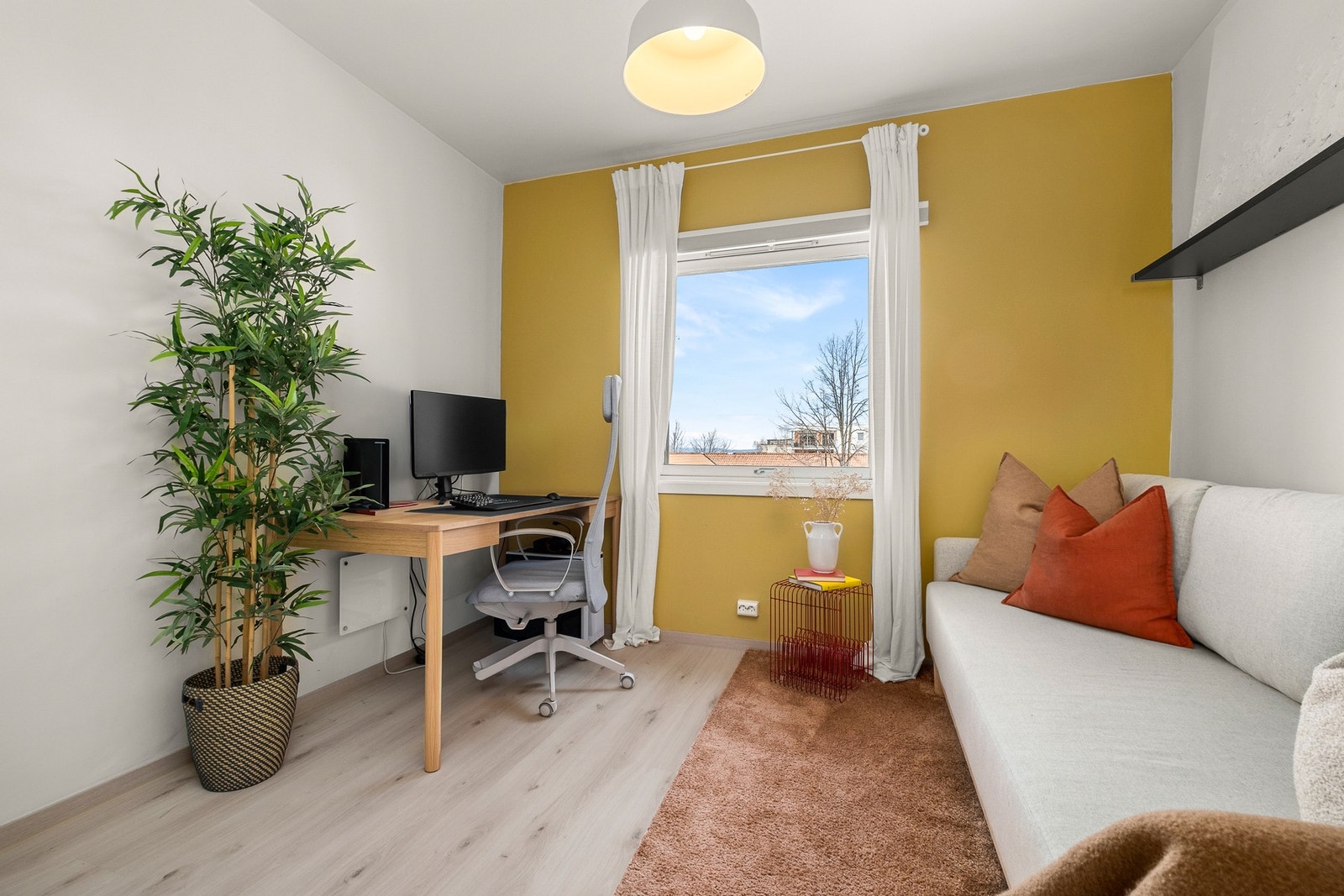 Rommet benyttes i dag hovedsakelig som kontor/gjesterom Galleribilde