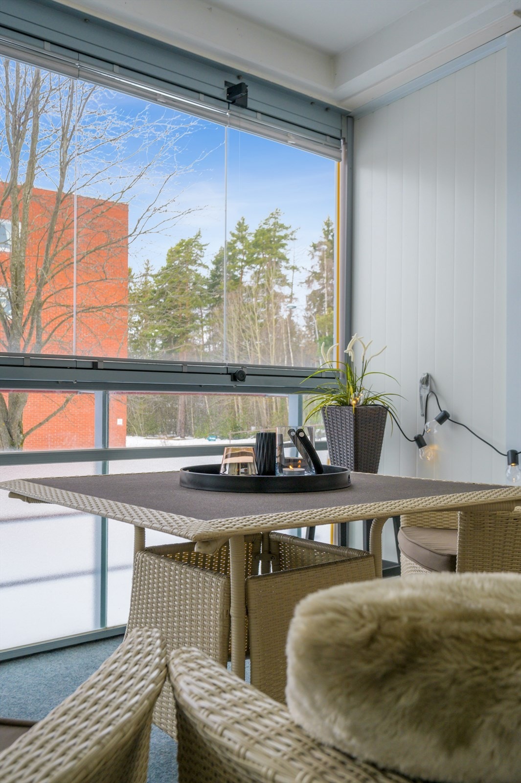 Her er det god plass til utemøbler - perfekt for hyggelige sammenkomster med venner og familie. Galleribilde