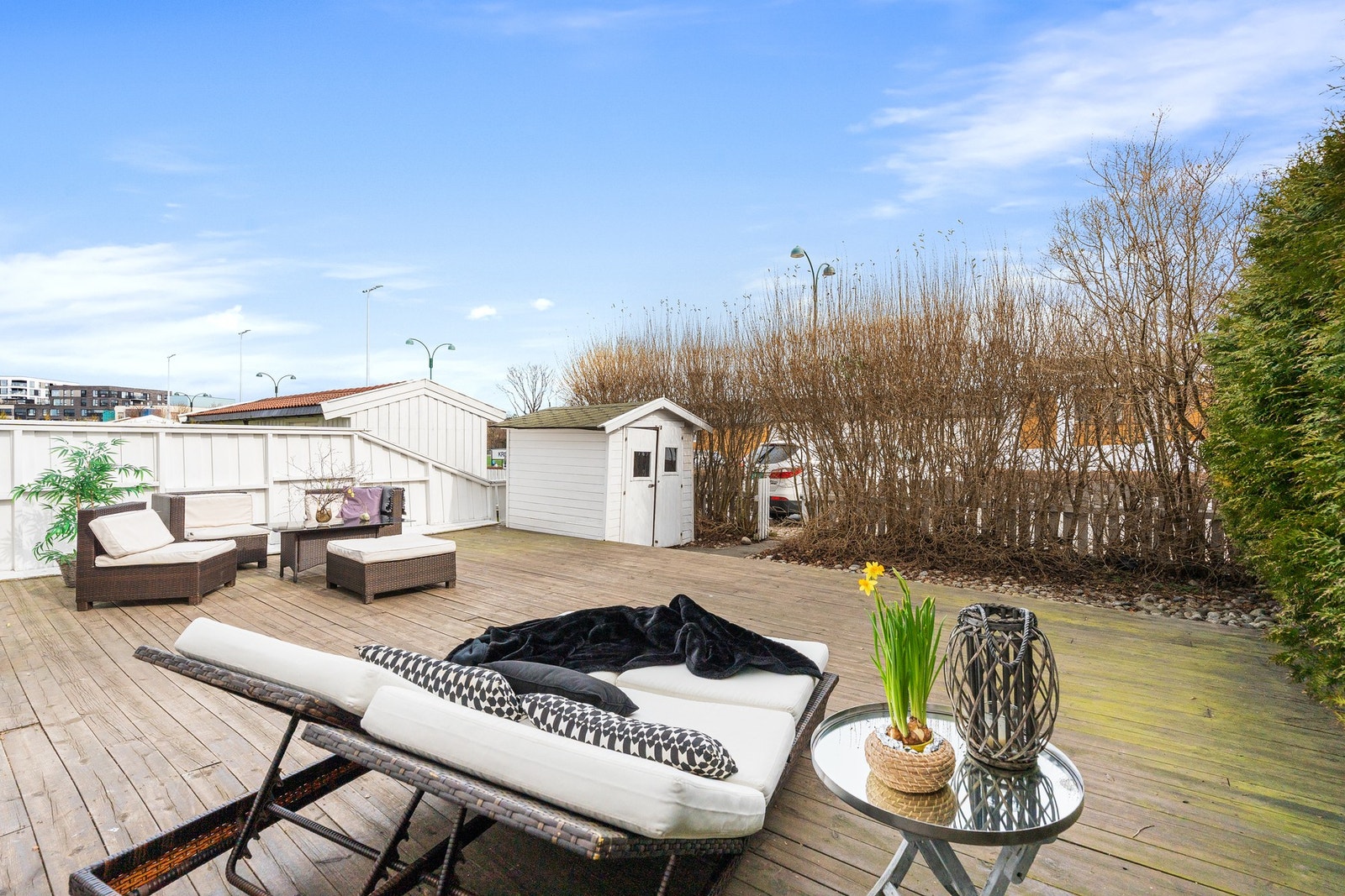 Her er det masse plass til flere sittegrupper. Galleribilde