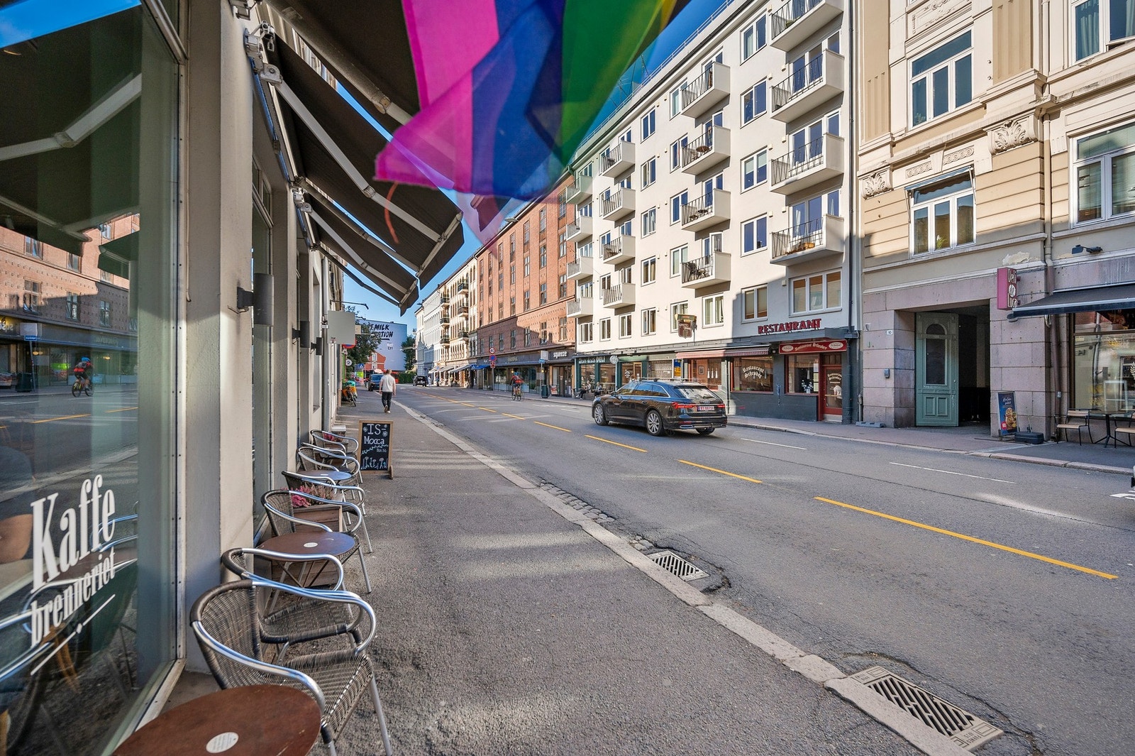 Du må ikke gå langt for å finne trivelige kaféer og steder med uteservering. Galleribilde