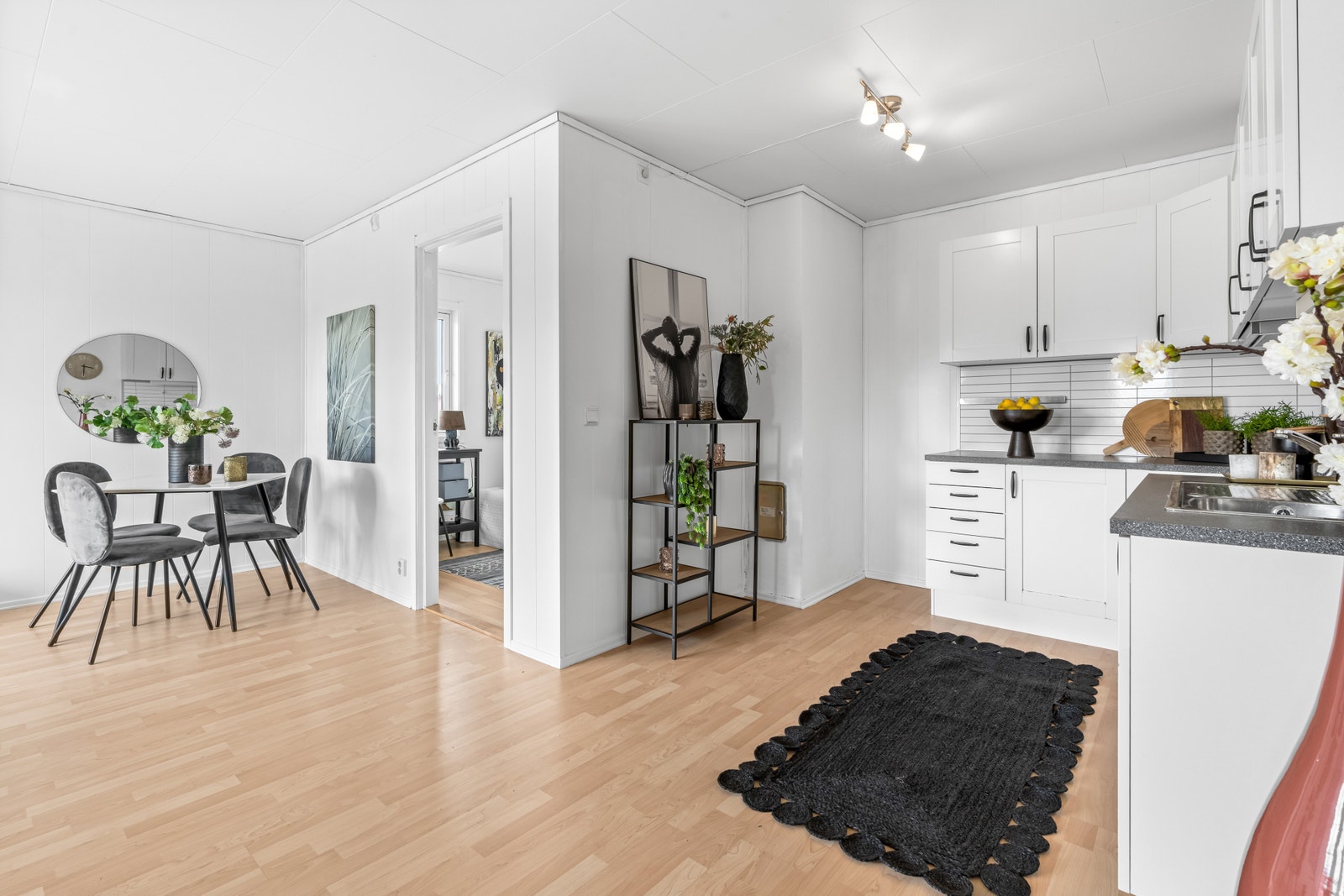 Hvitevarer har blitt satt inn. Galleribilde