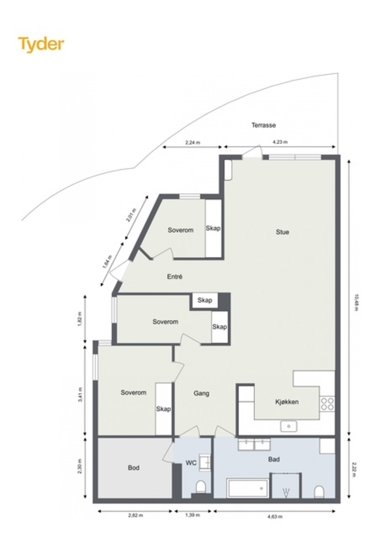 Plantegning. Galleribilde