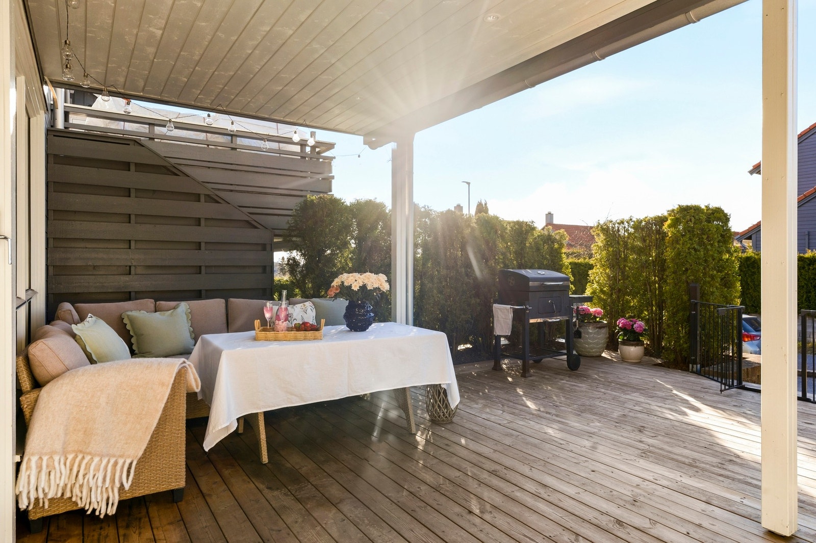 En helt nydelig terrasse på hele 30 kvm! Galleribilde