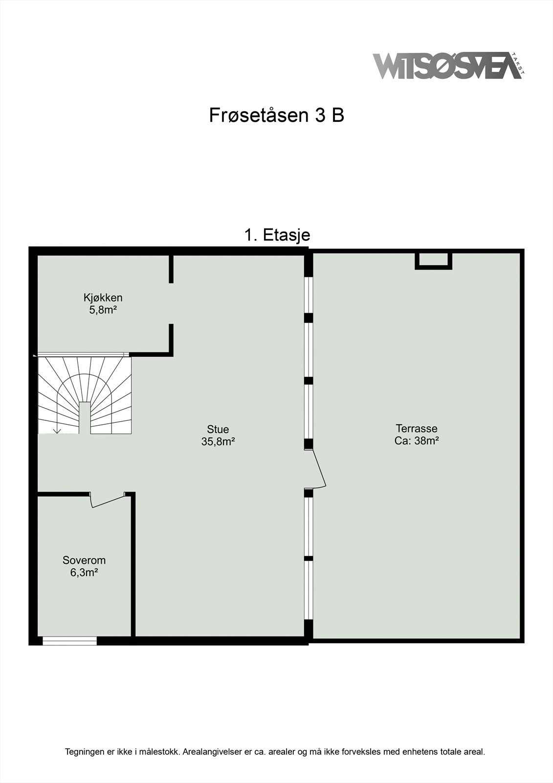 Planskisse 1.etasje. Galleribilde