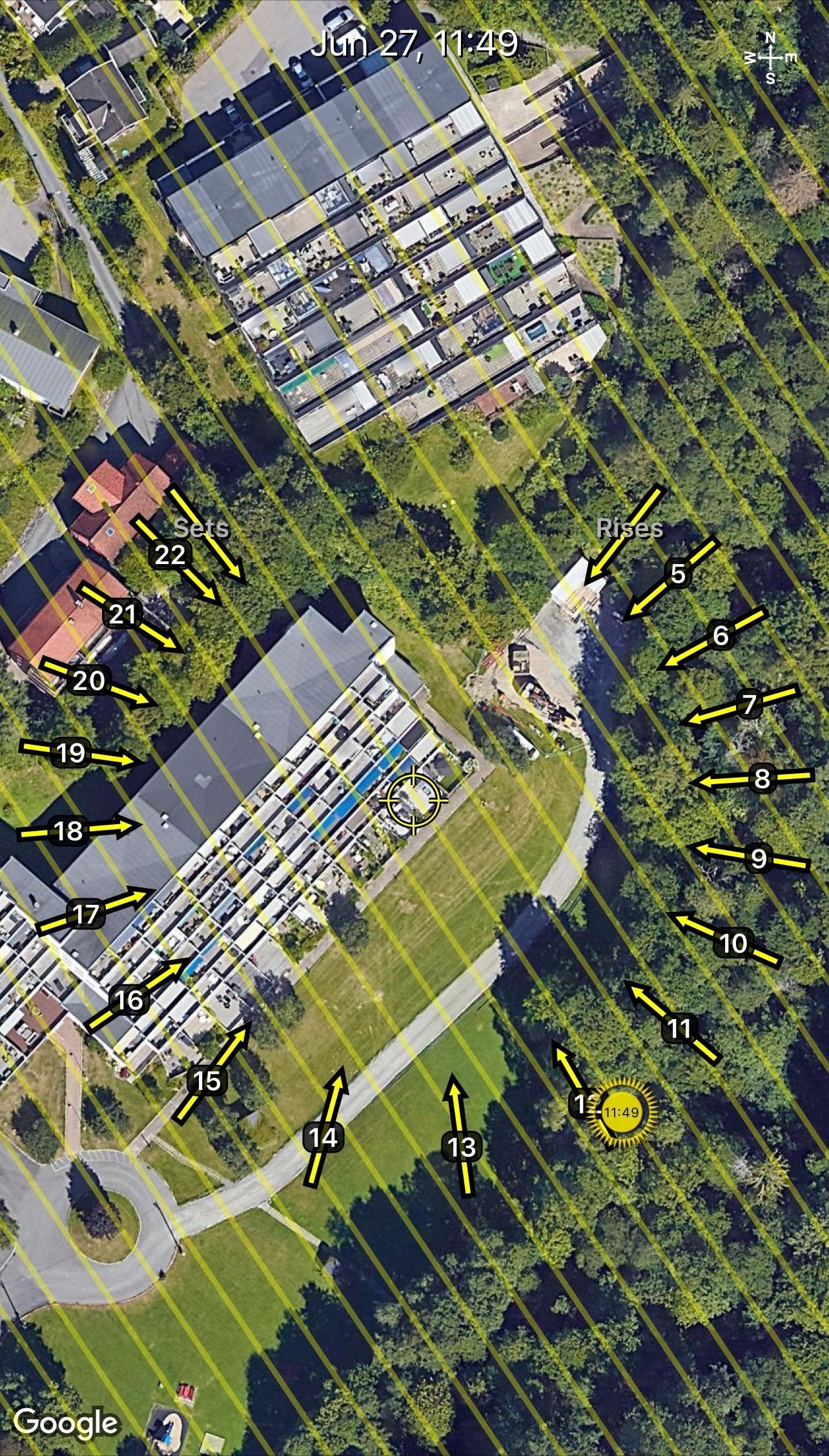 Solforhold på sommeren. Galleribilde