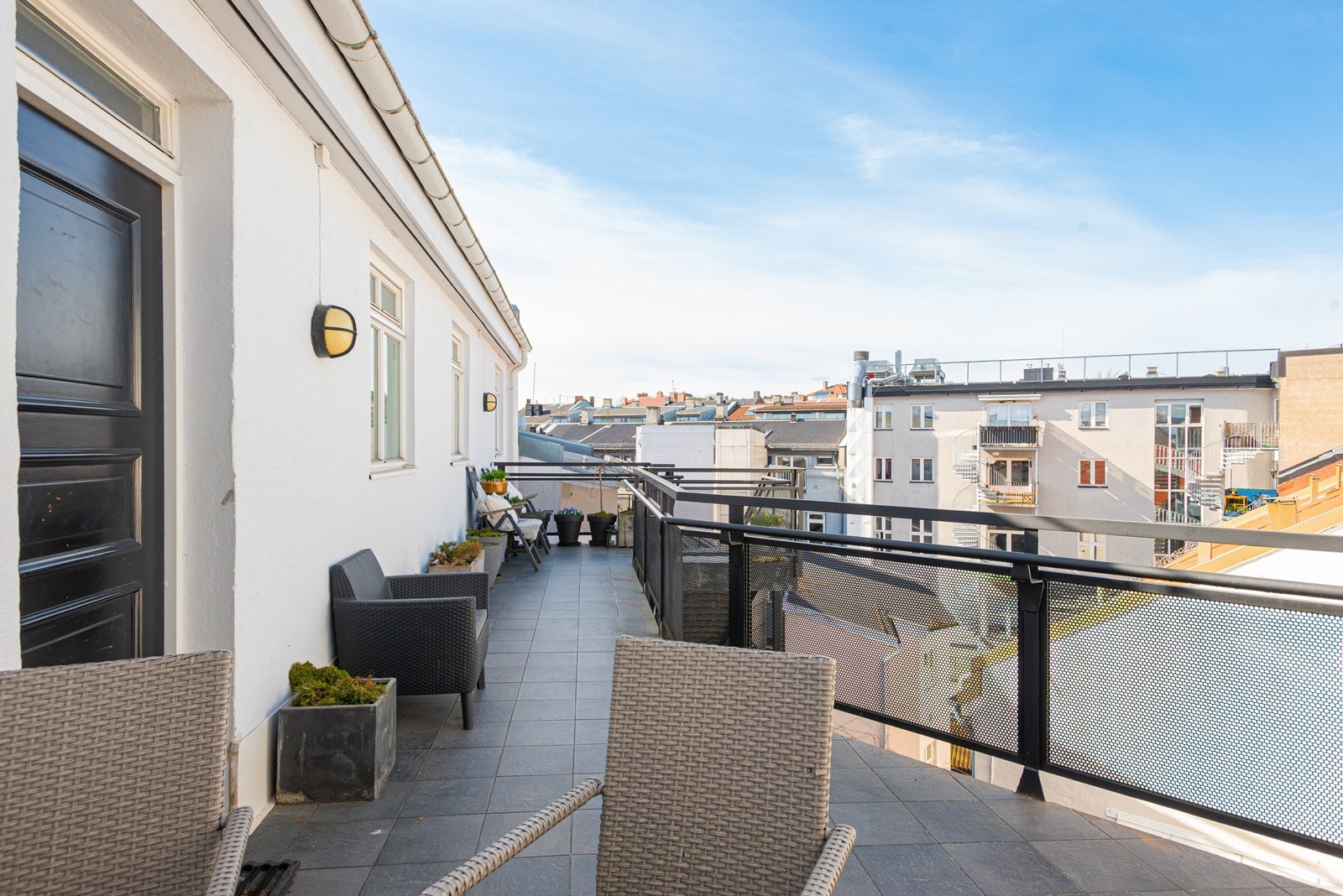 Hyggelig uteplass Galleribilde