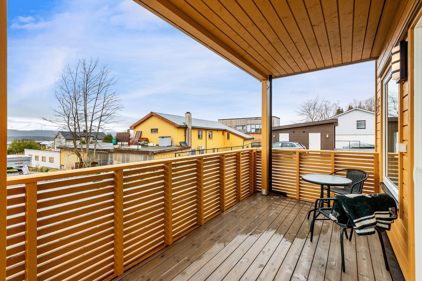 Terrasse er på 8 m². Sørvendt orientering Galleribilde