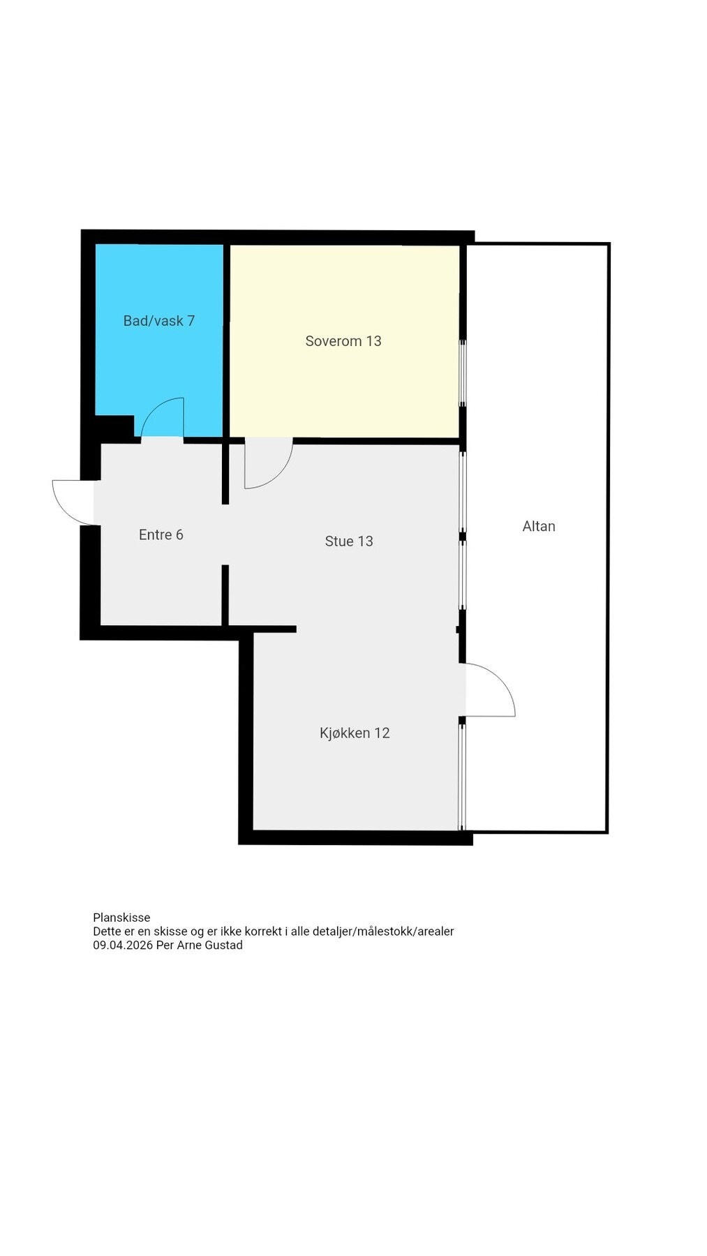 Plantegning Galleribilde