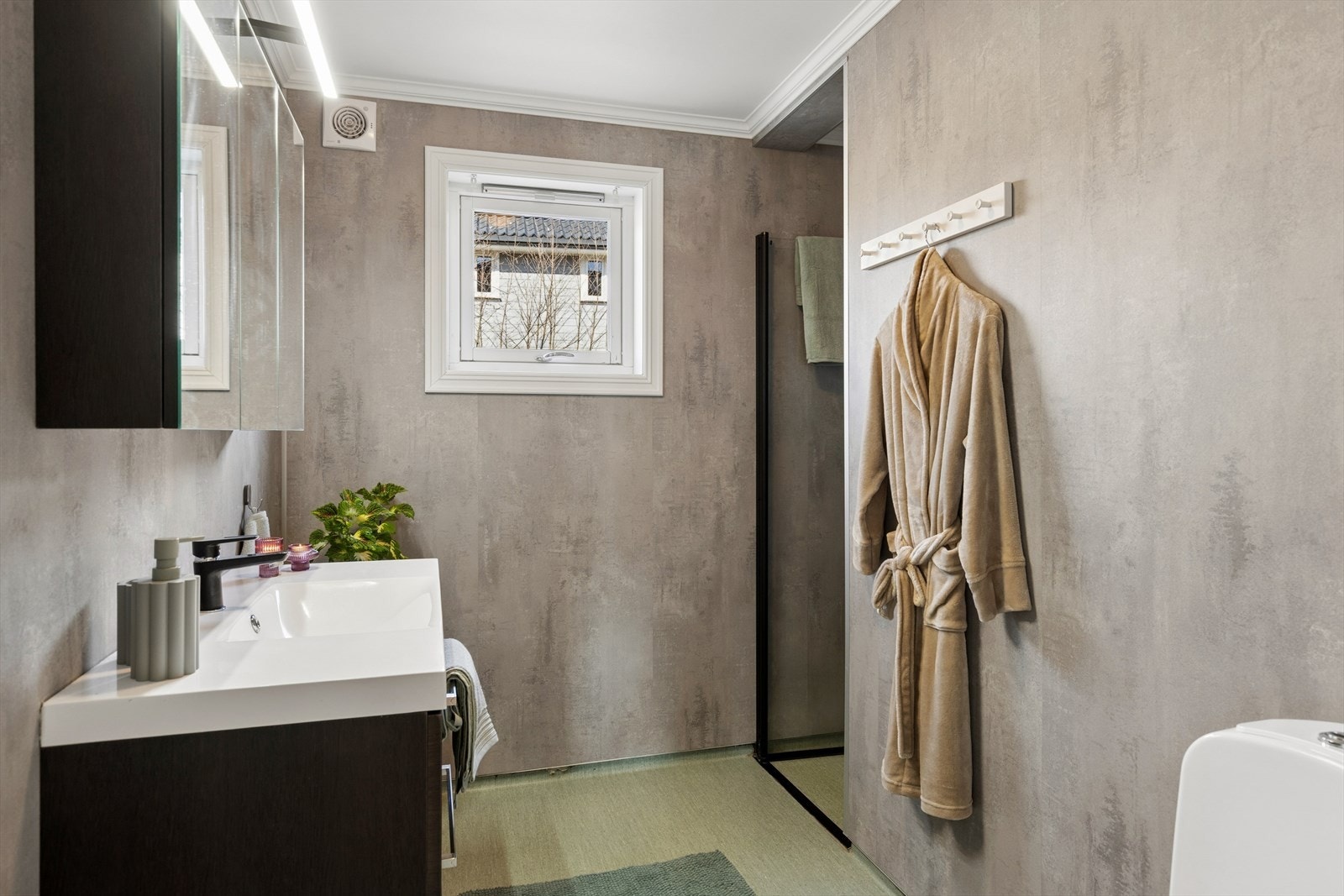 Badet har en praktisk utforming og god funksjon. Galleribilde