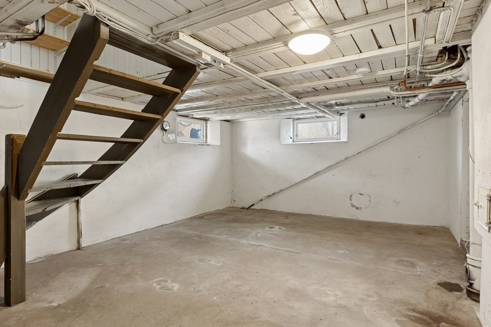 Kjelleren er av god størrelse. Galleribilde