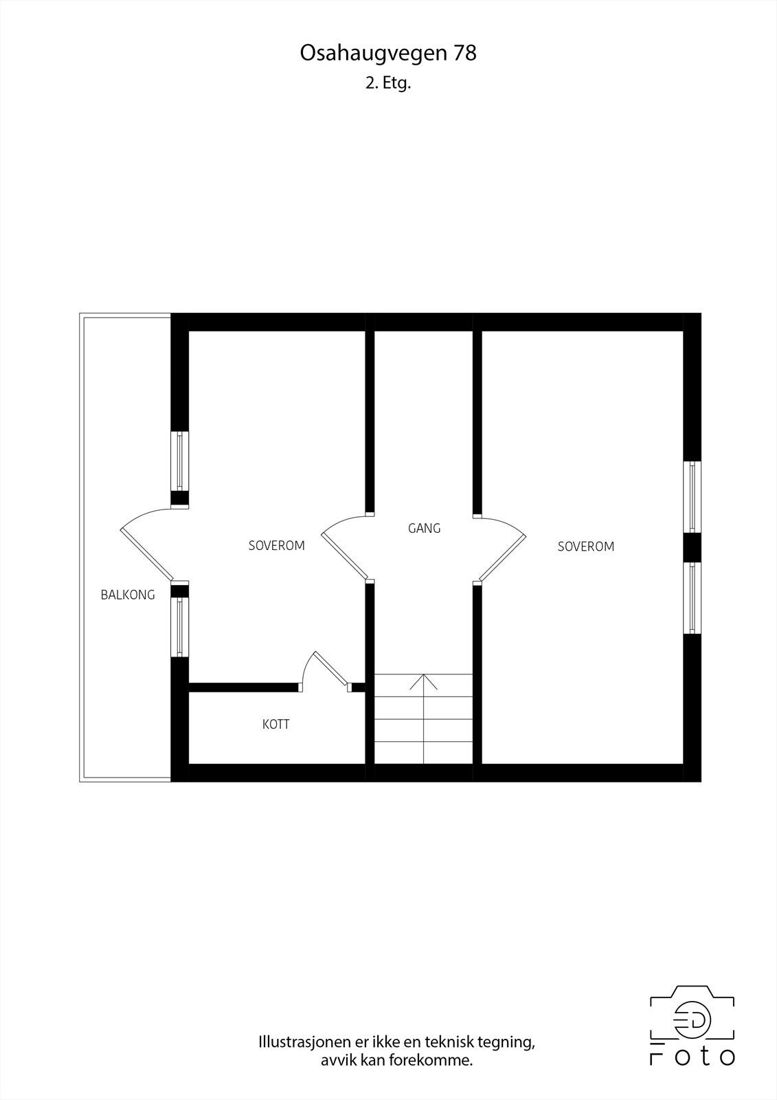 Plantegning 2etg Galleribilde