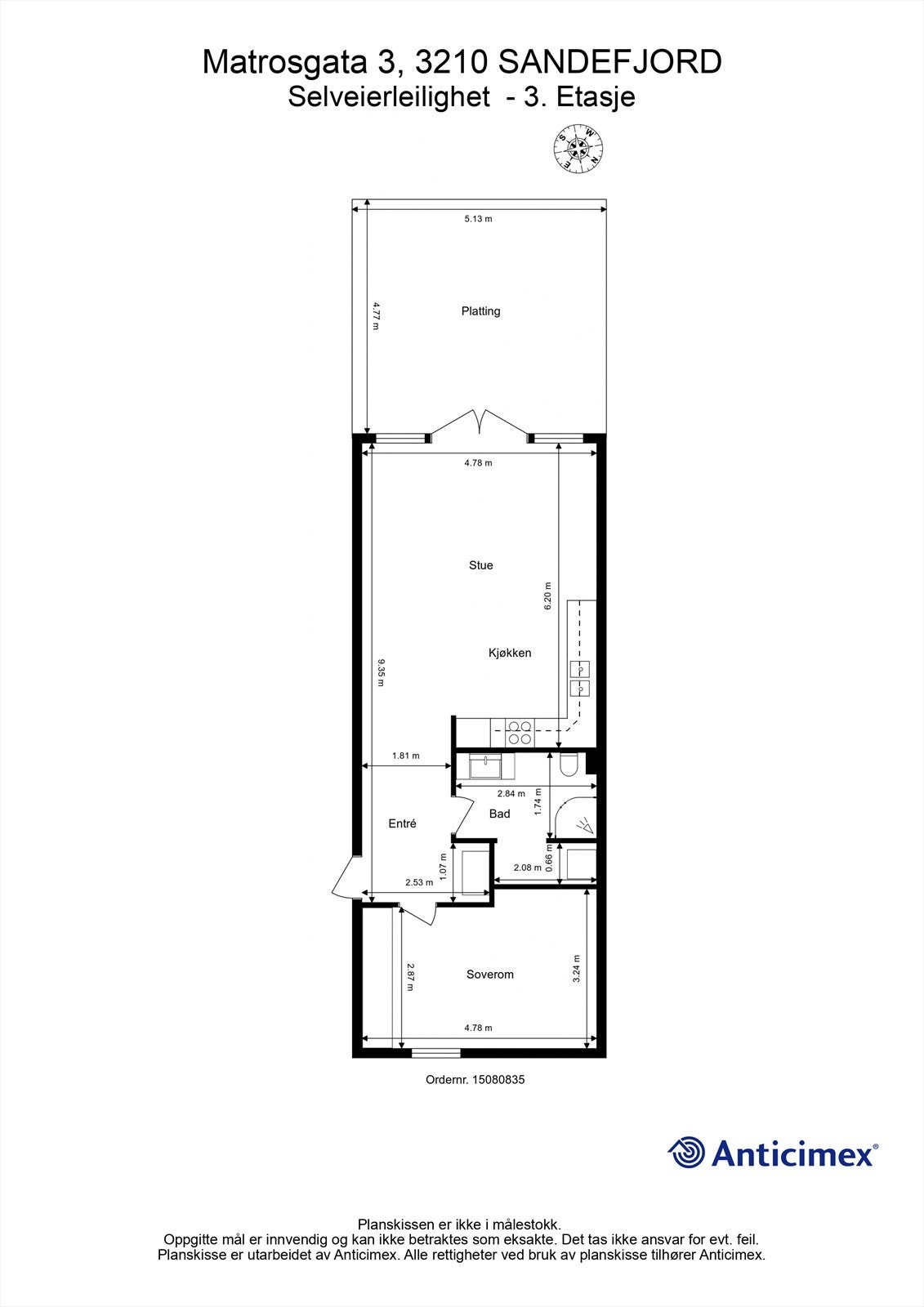 Plantegning Galleribilde