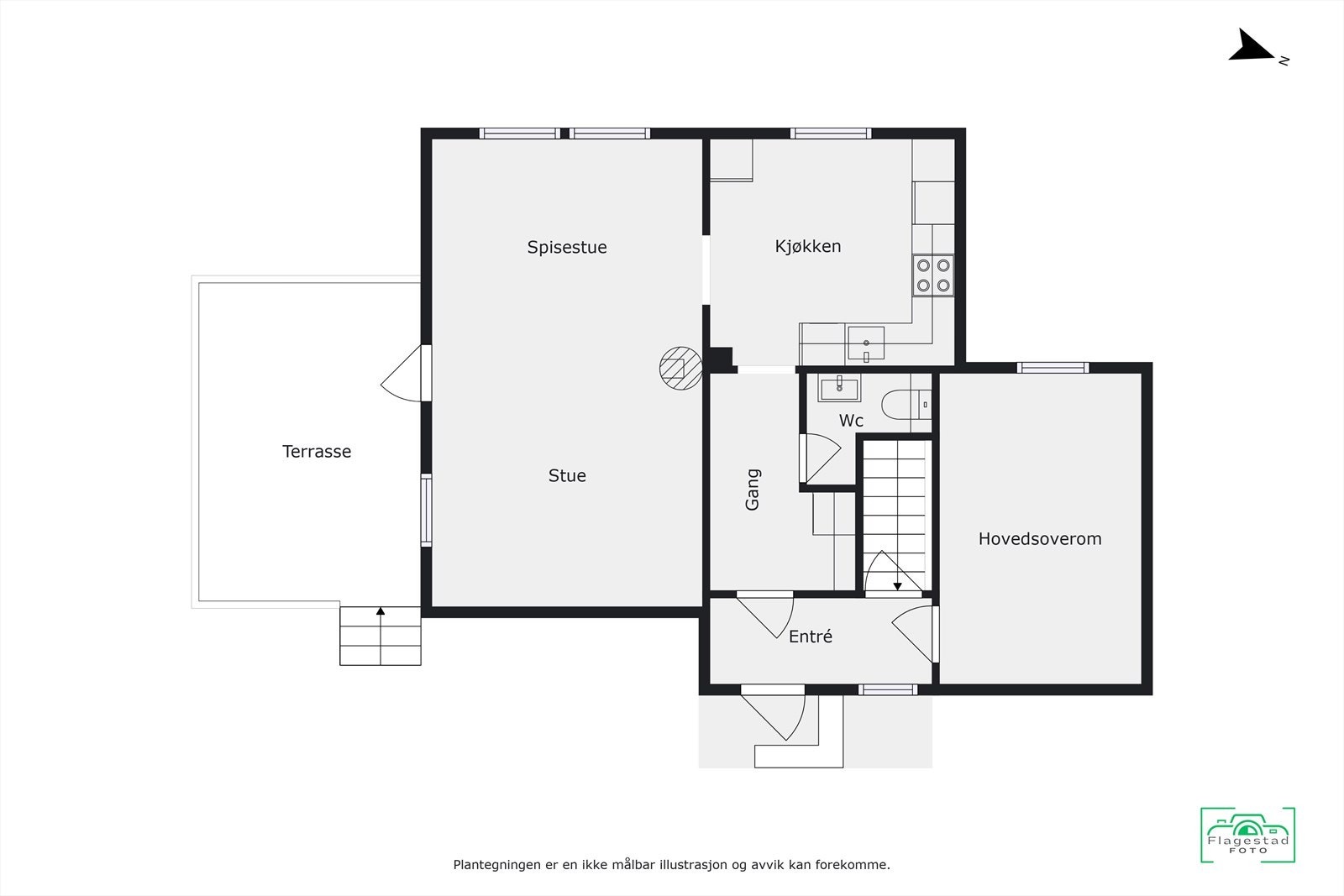 Plantegning Galleribilde