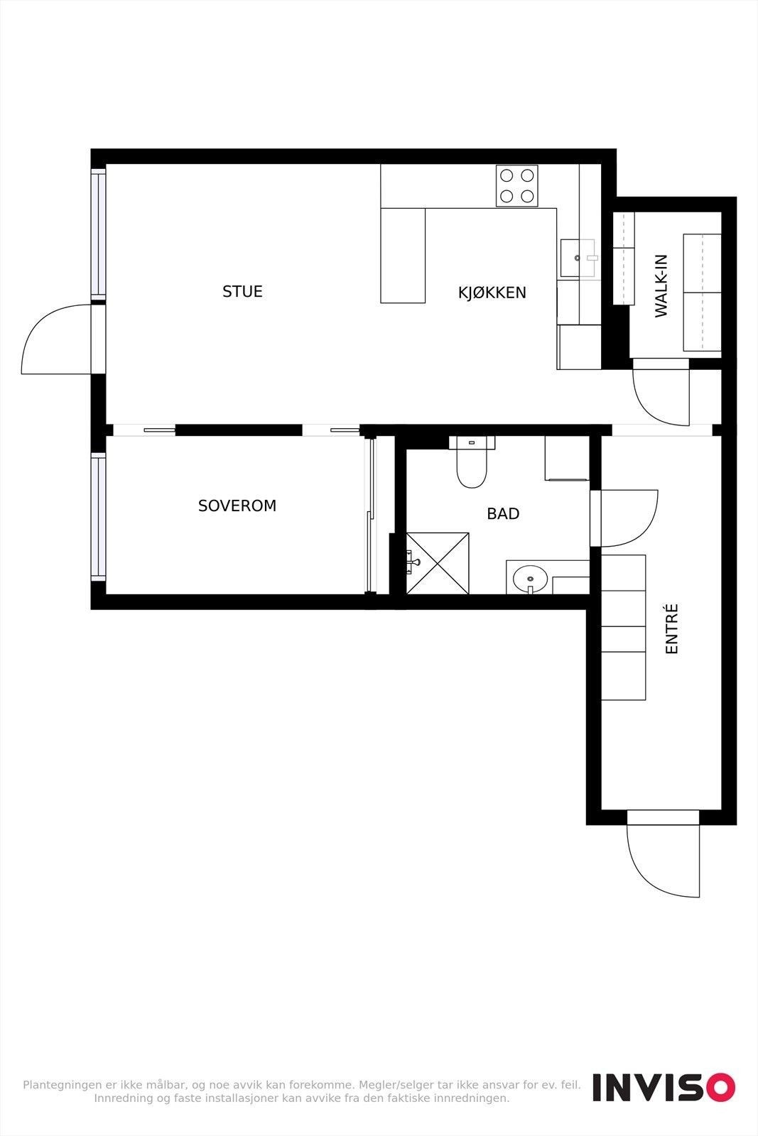 Plantegning Galleribilde