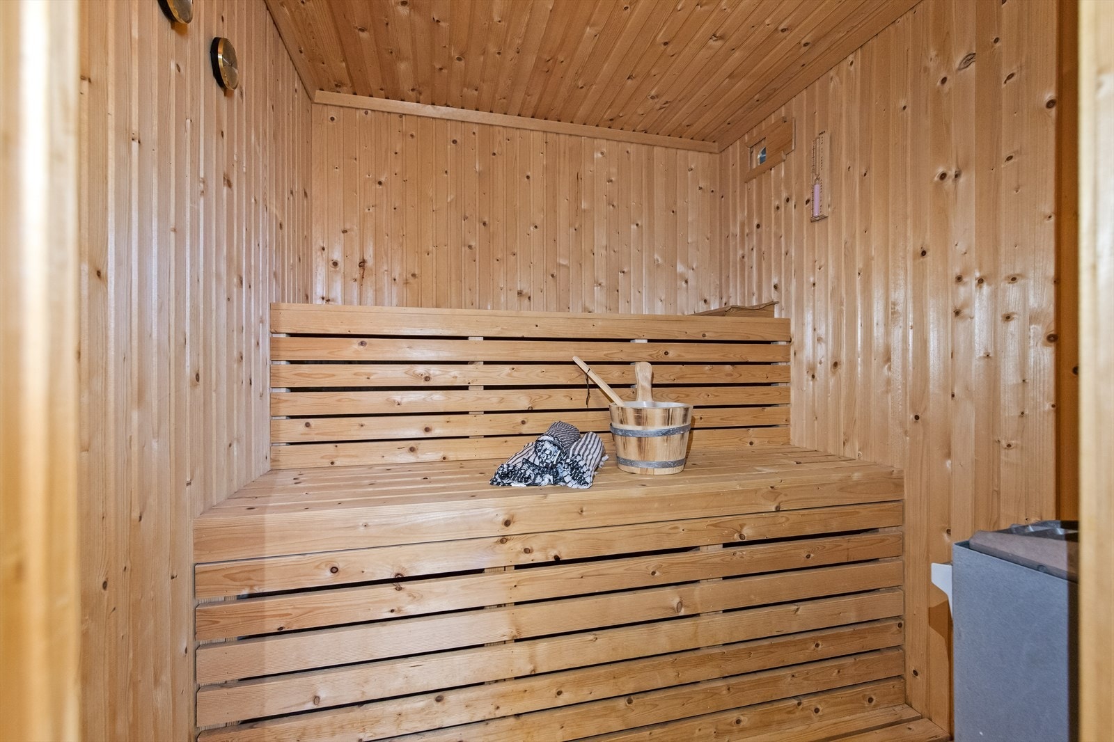 Badstue i kjelleretasjen. Galleribilde