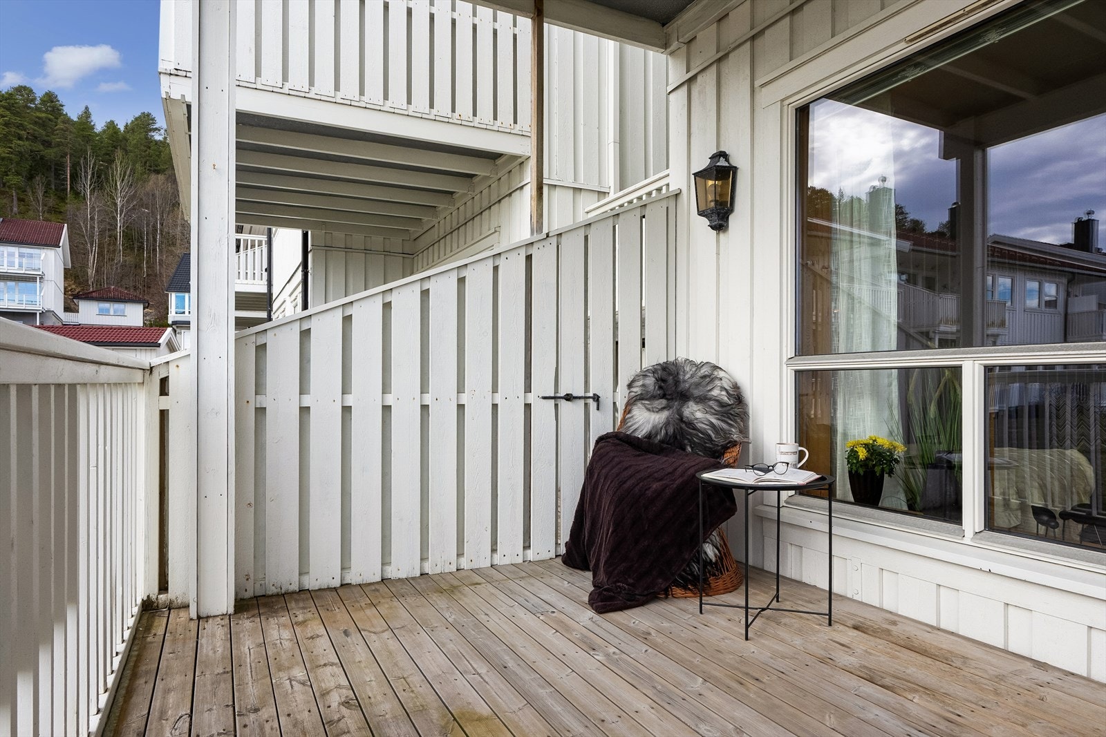 Terrasse. Her er det plass til å innrede med ønsket møblement. Galleribilde