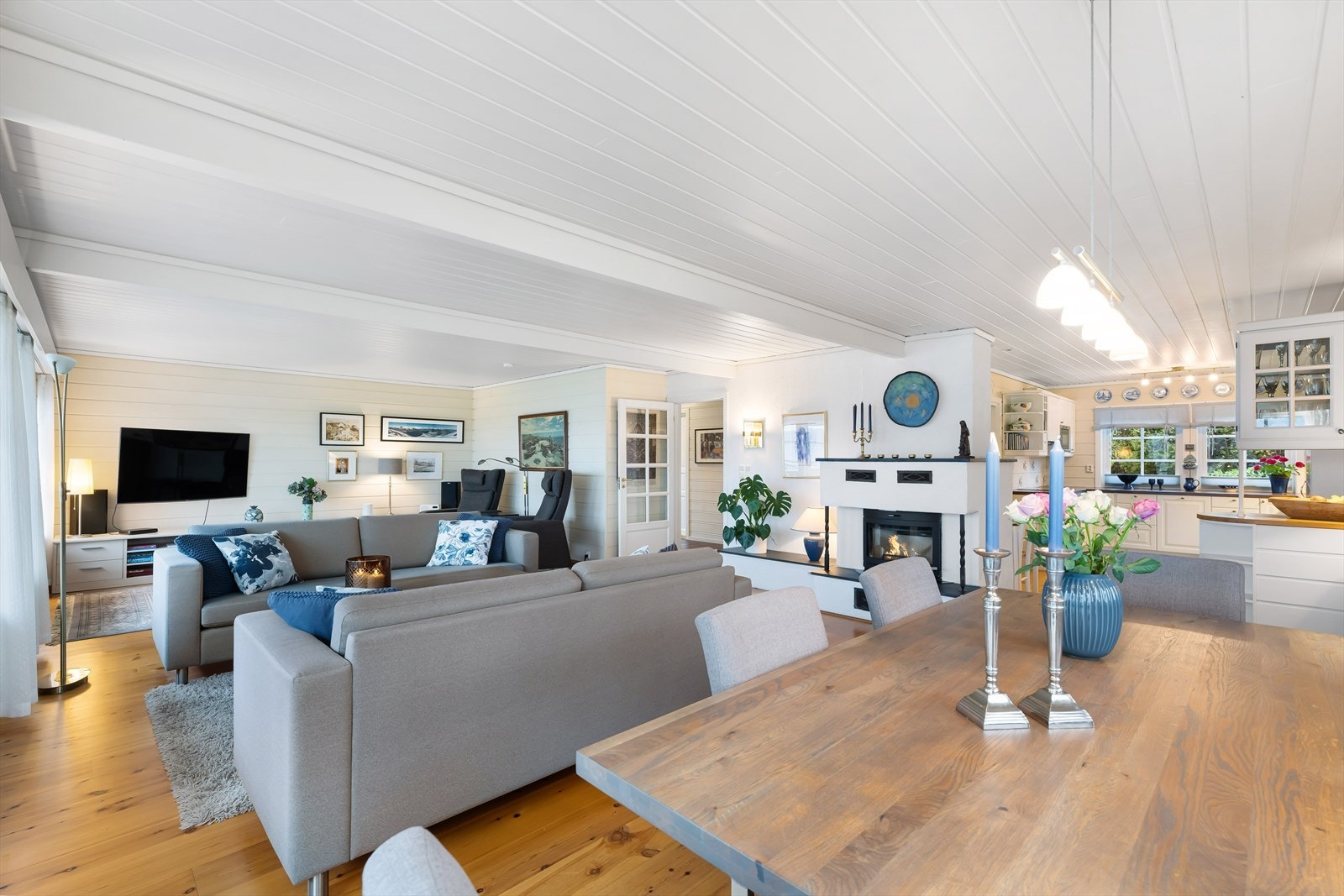 Peis med innsats gir god varme vinterstid. Galleribilde