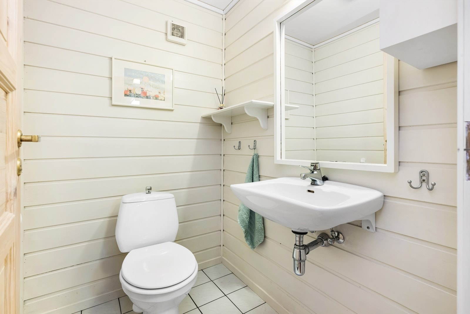 Wc i kjeller. Galleribilde