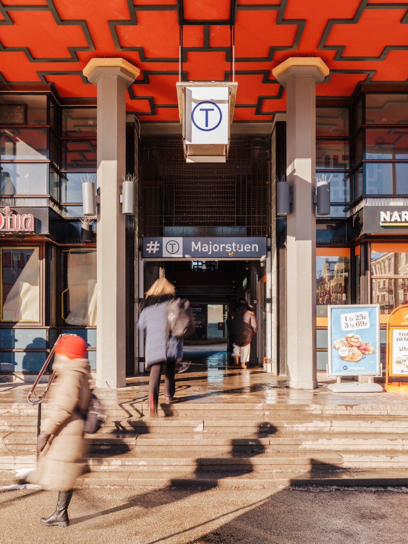 Kun 7 minutters gate til Majorstukrysset med trikk, T-bane og bussforbindelser over hele Oslo Galleribilde