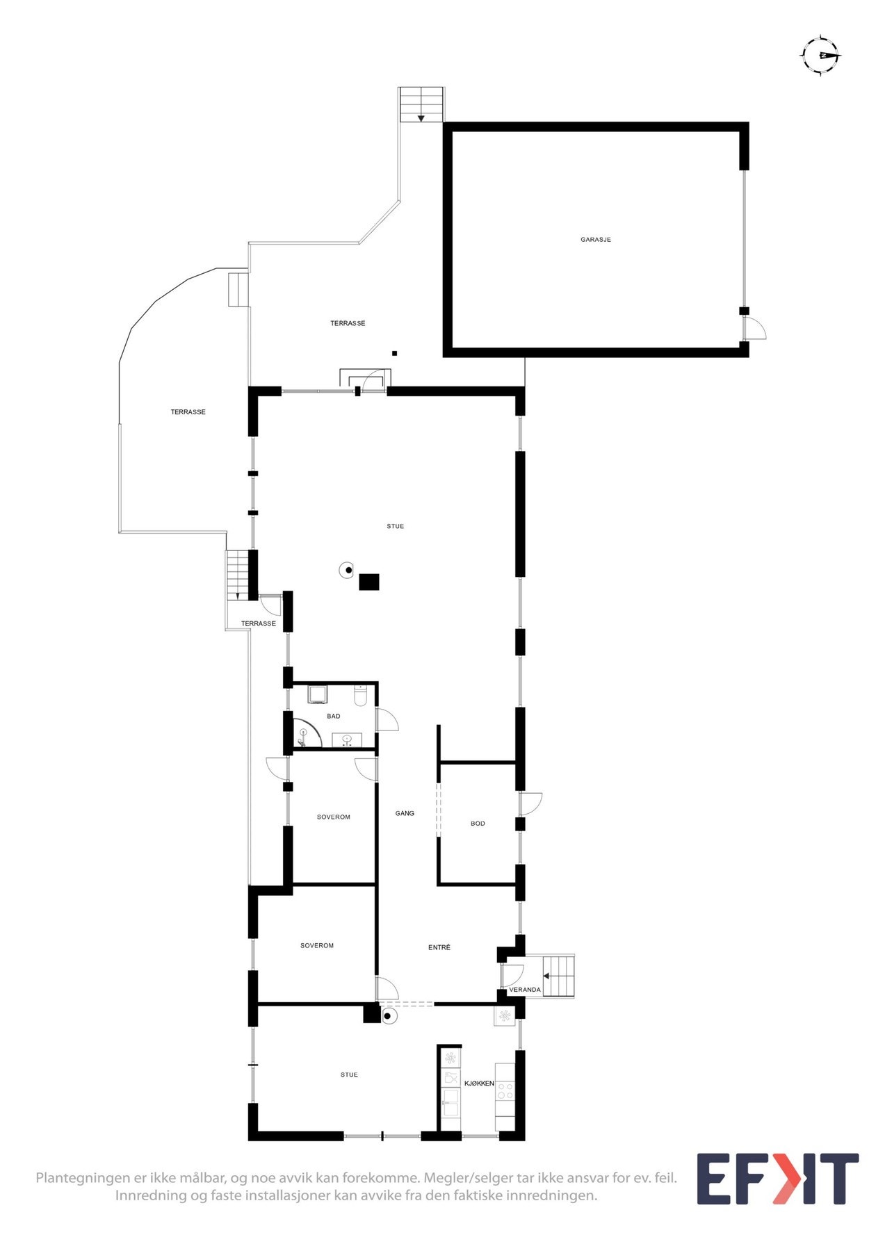 Plantegning Galleribilde