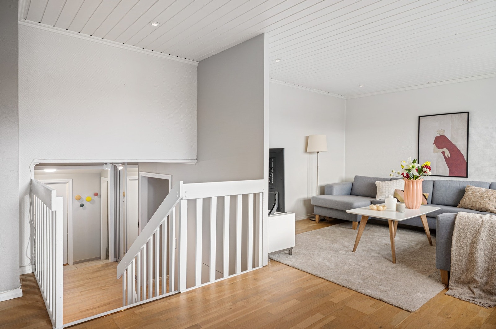 Rommet er fint delt inn i to soner Galleribilde