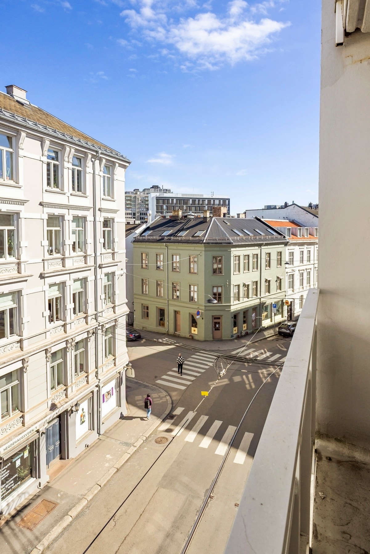 Utsikten fra balkongen. Galleribilde