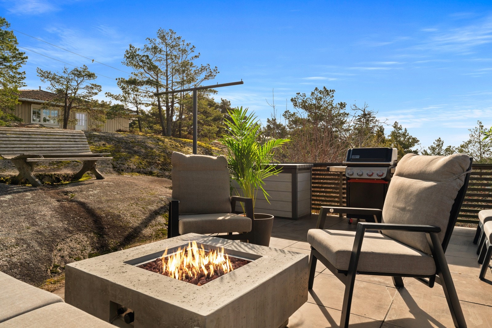 Solrik terrasse - perfekt for lange sommerdager! Galleribilde