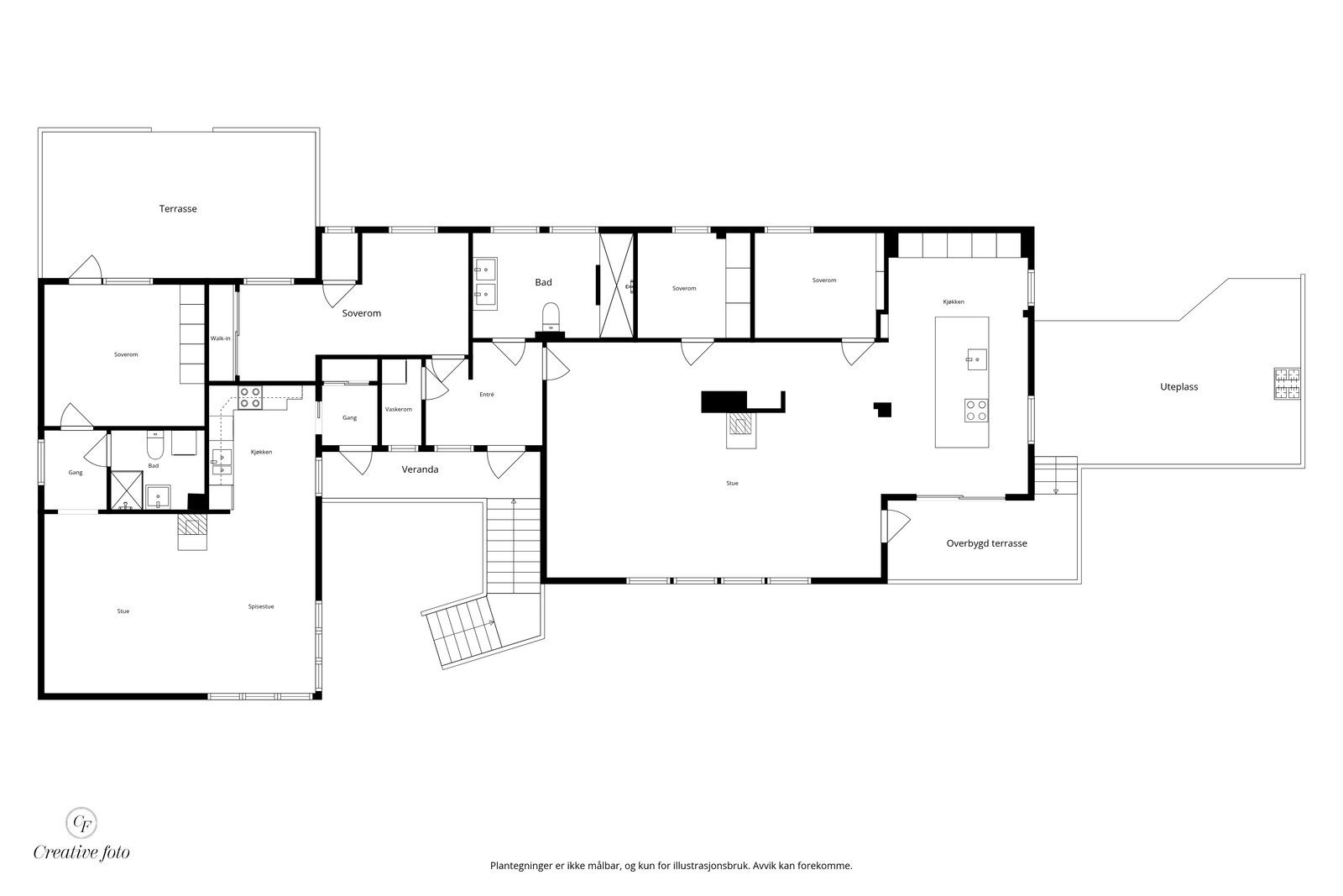 Plantegning 1. etasje. Galleribilde