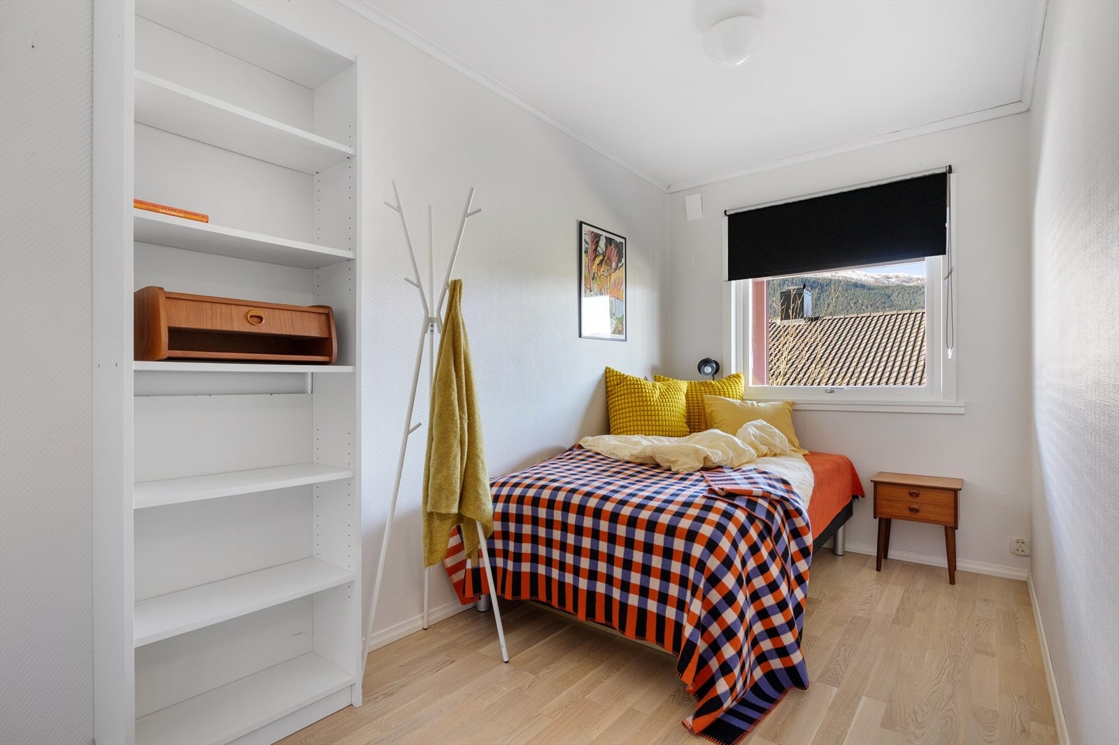 Dette soverommet er på 9,1 m². Galleribilde