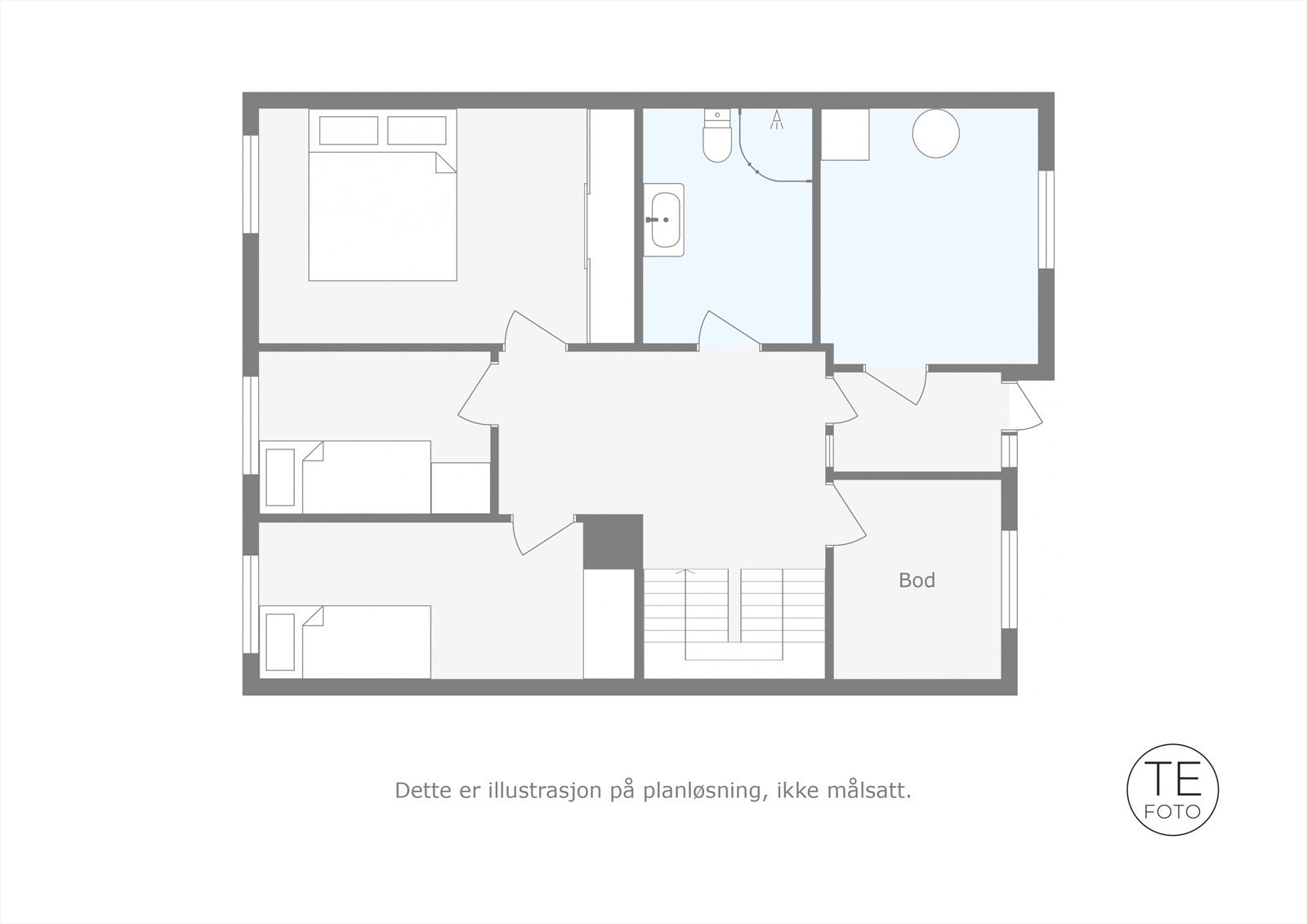 1. Etasje (ca. 61m²) Galleribilde