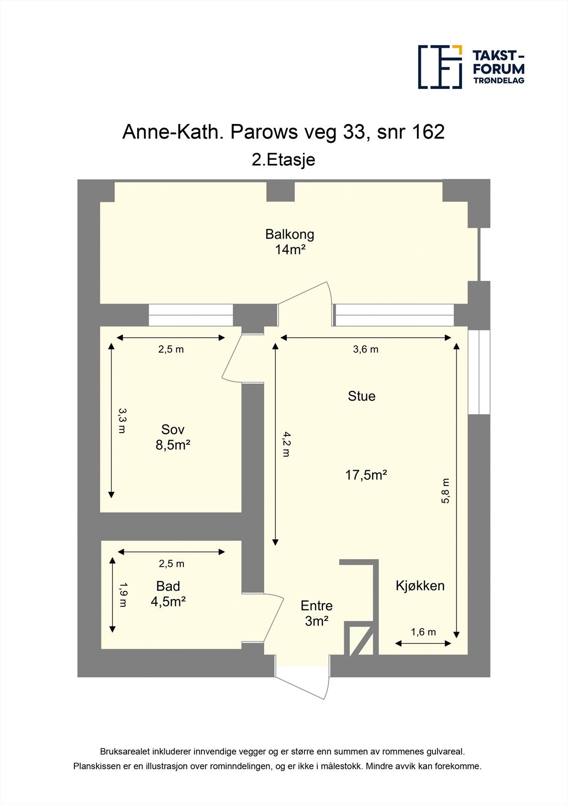 Plantegning - 2. etasje Galleribilde