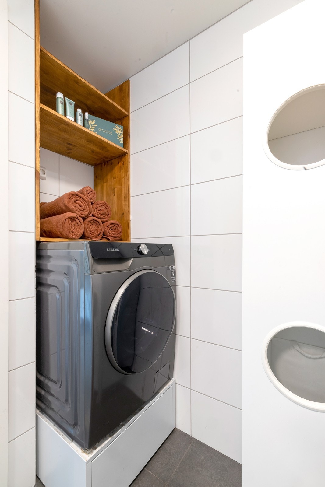 Badet har opplegg for vaskemaskin Galleribilde