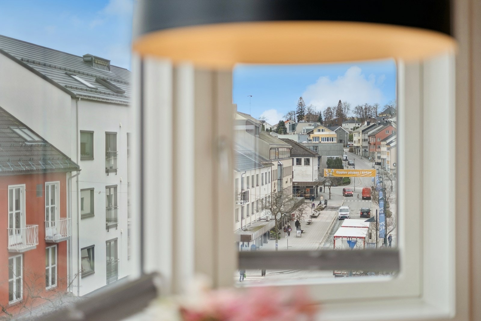 Utsyn fra leiligheten mot Storgata. Galleribilde