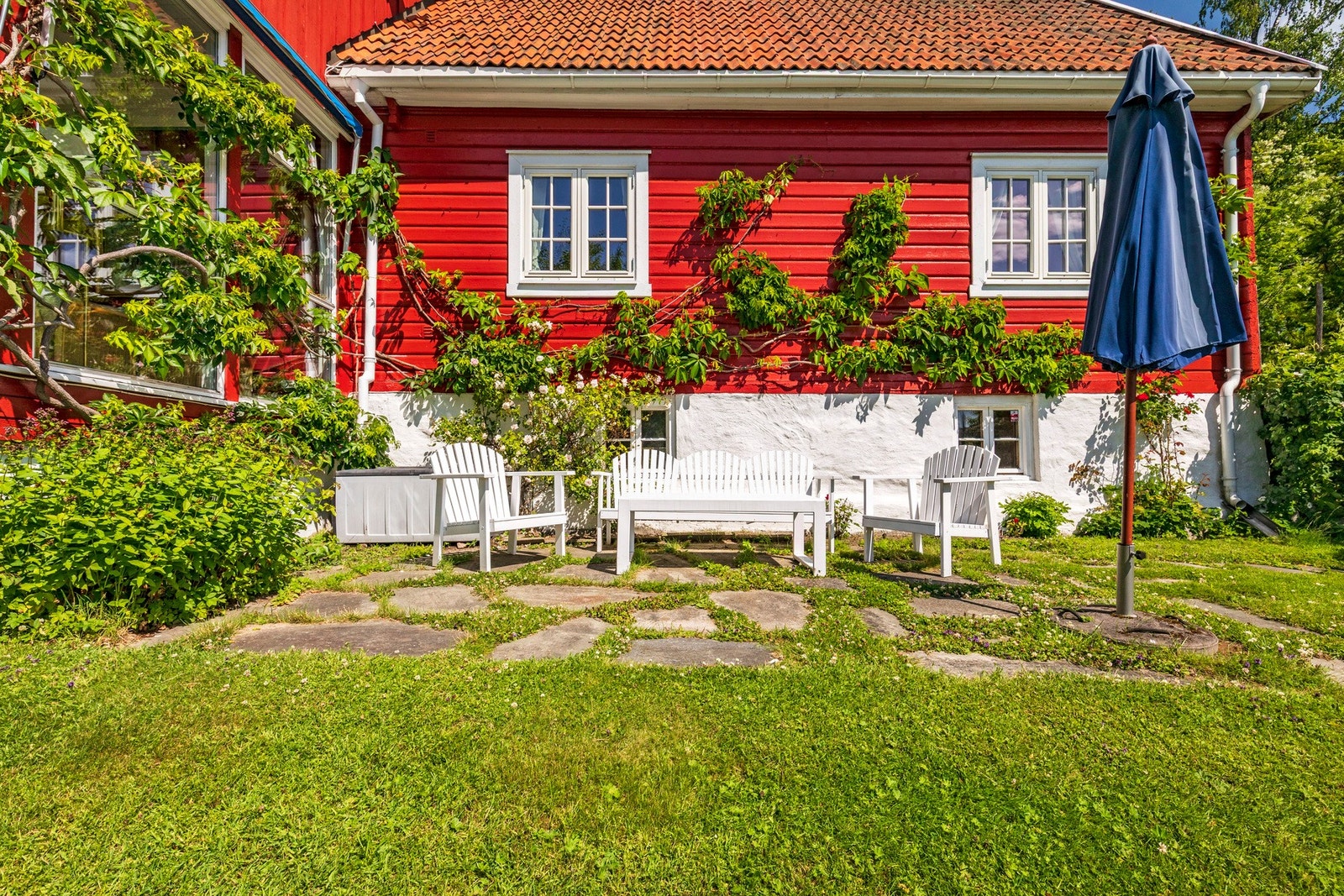 Koselig uteplass. Galleribilde