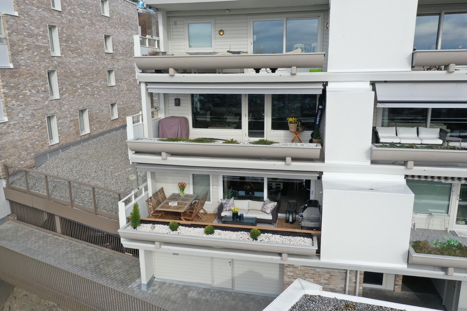 Attraktiv og skjermet hjørneleilighet. Galleribilde