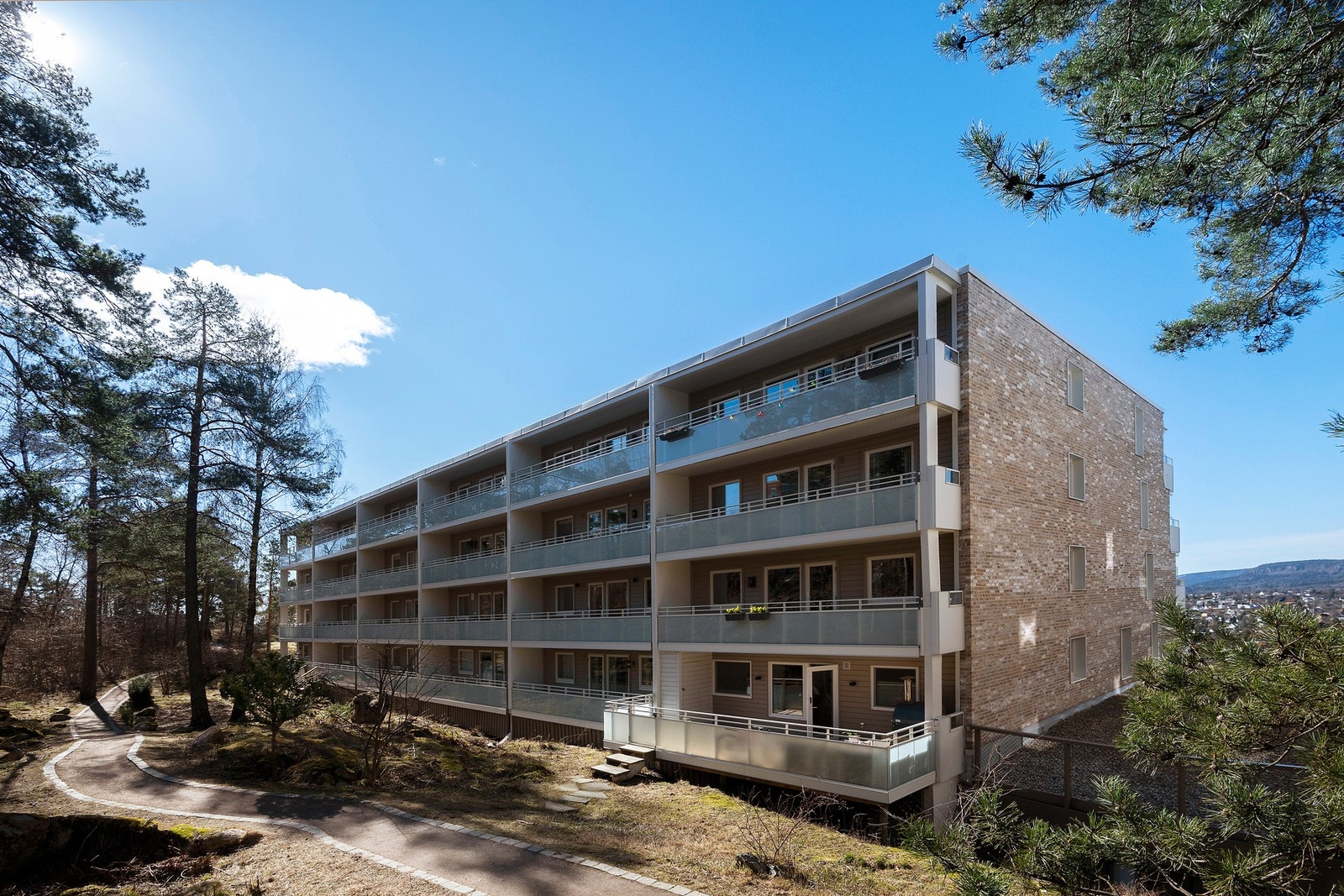 Fra baksiden av Vesteråsveien 34. Galleribilde
