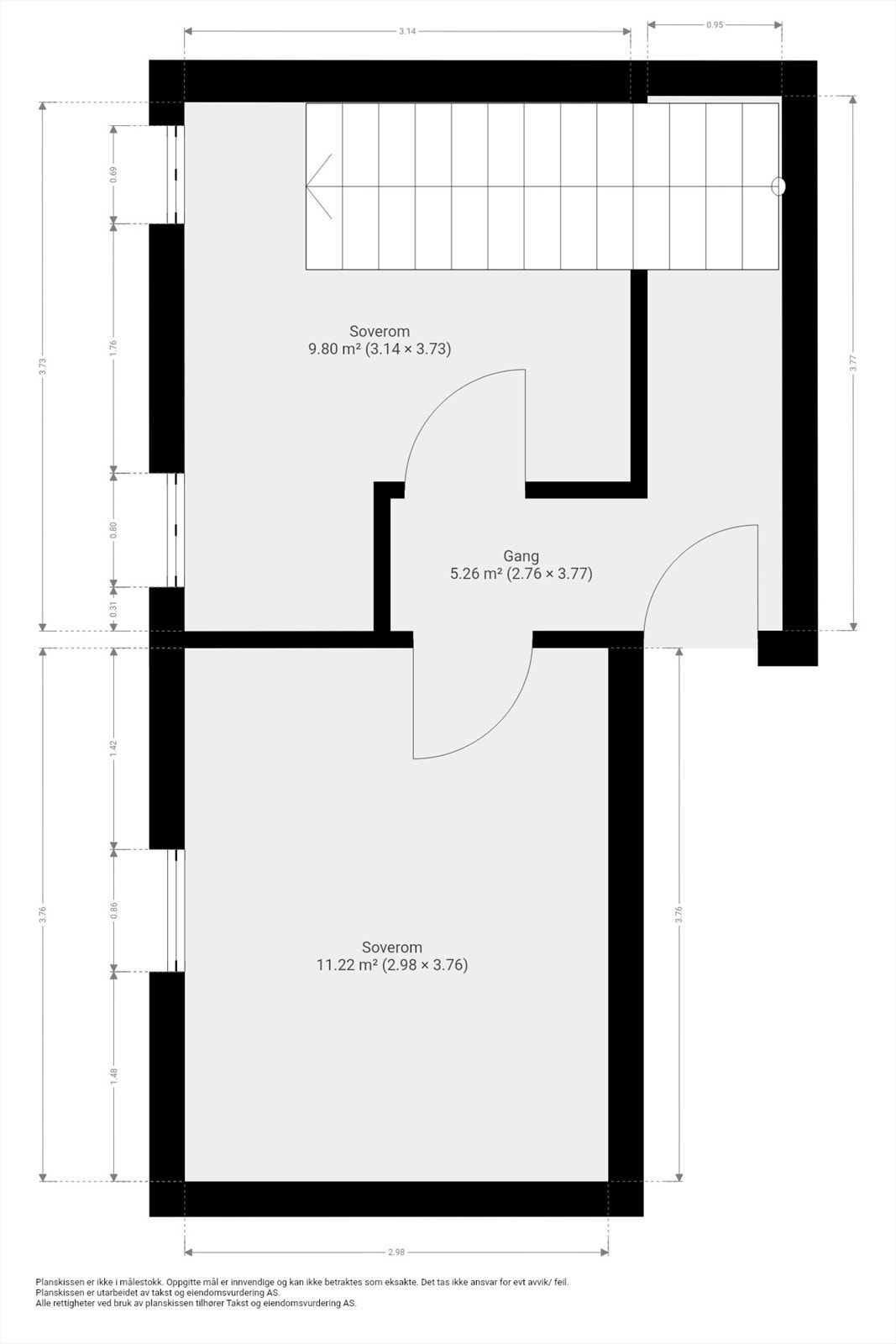 Planskisse - Underetasje Galleribilde