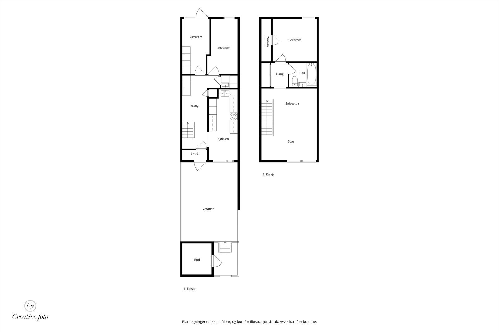 Plantegning Galleribilde
