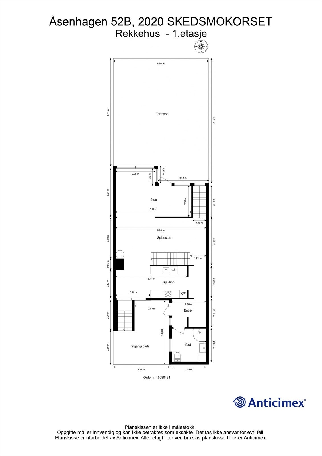 Planløsning 1.etg Galleribilde