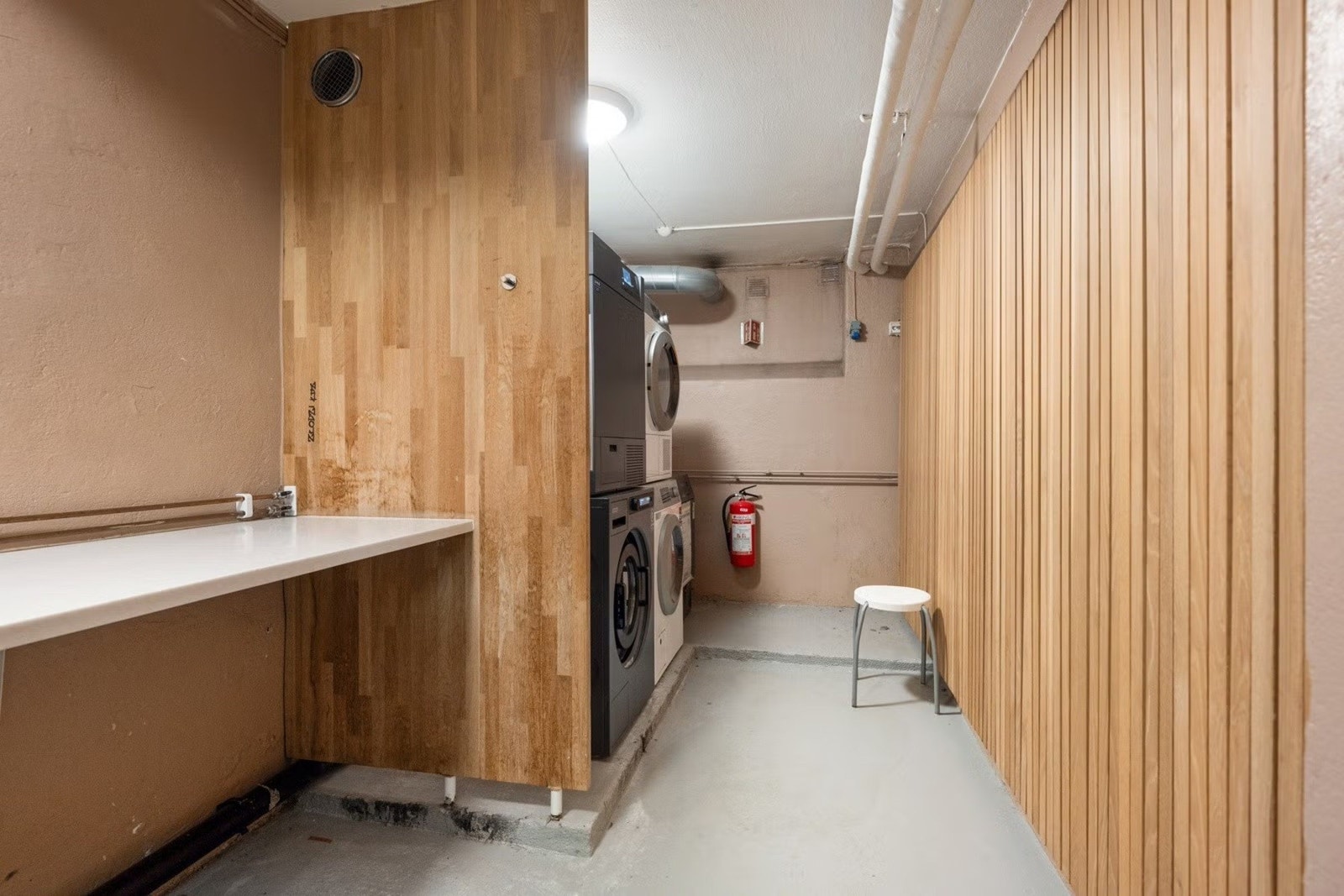 Det er også fellesvaskeri. Galleribilde