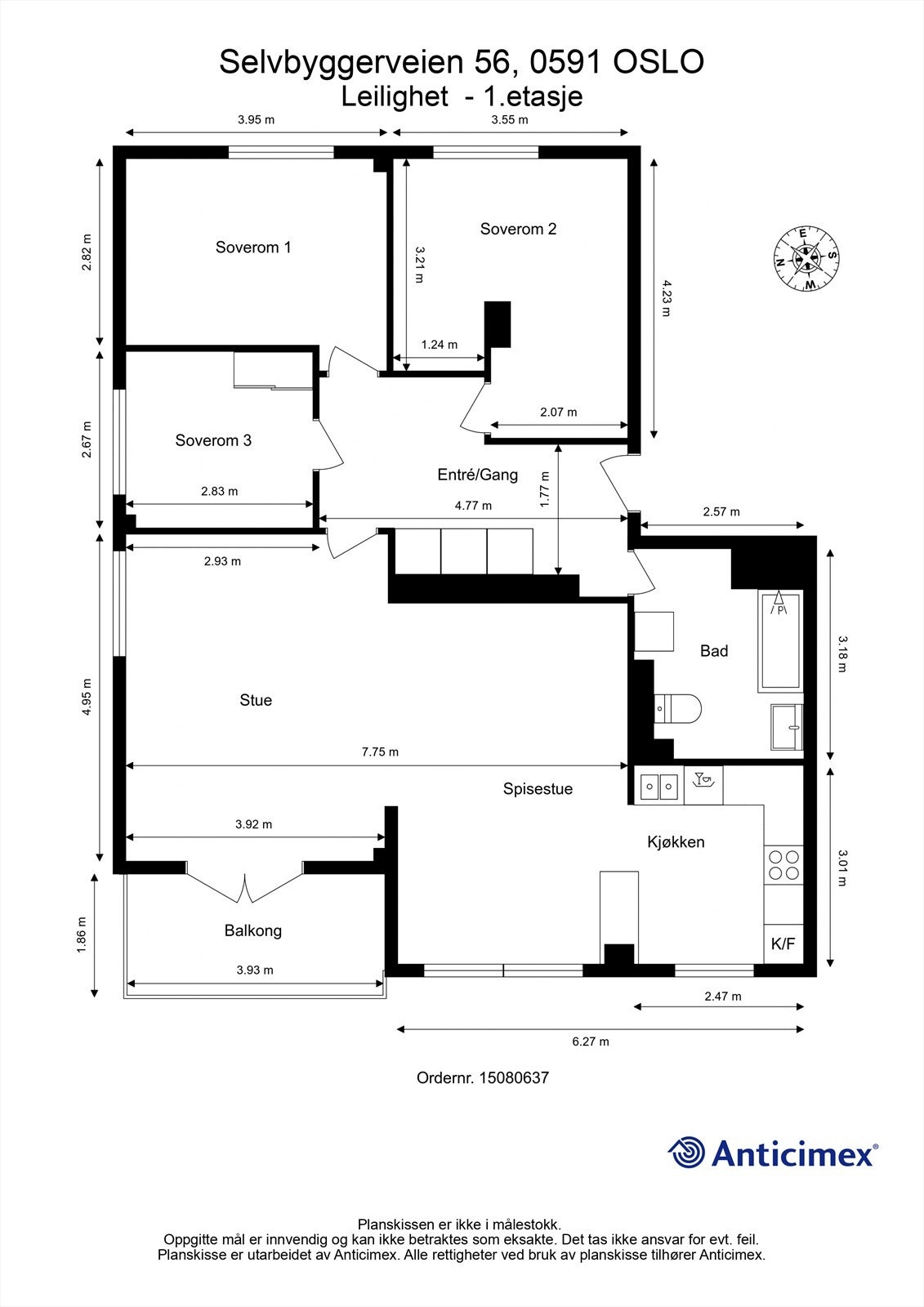Plantegning Galleribilde