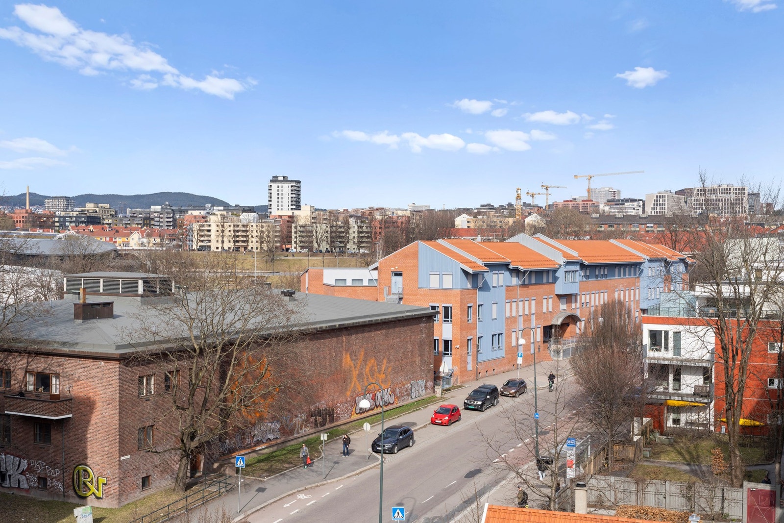 Hyggelig utsyn fra toppetasjen - skjermet og luftig beliggenhet Galleribilde