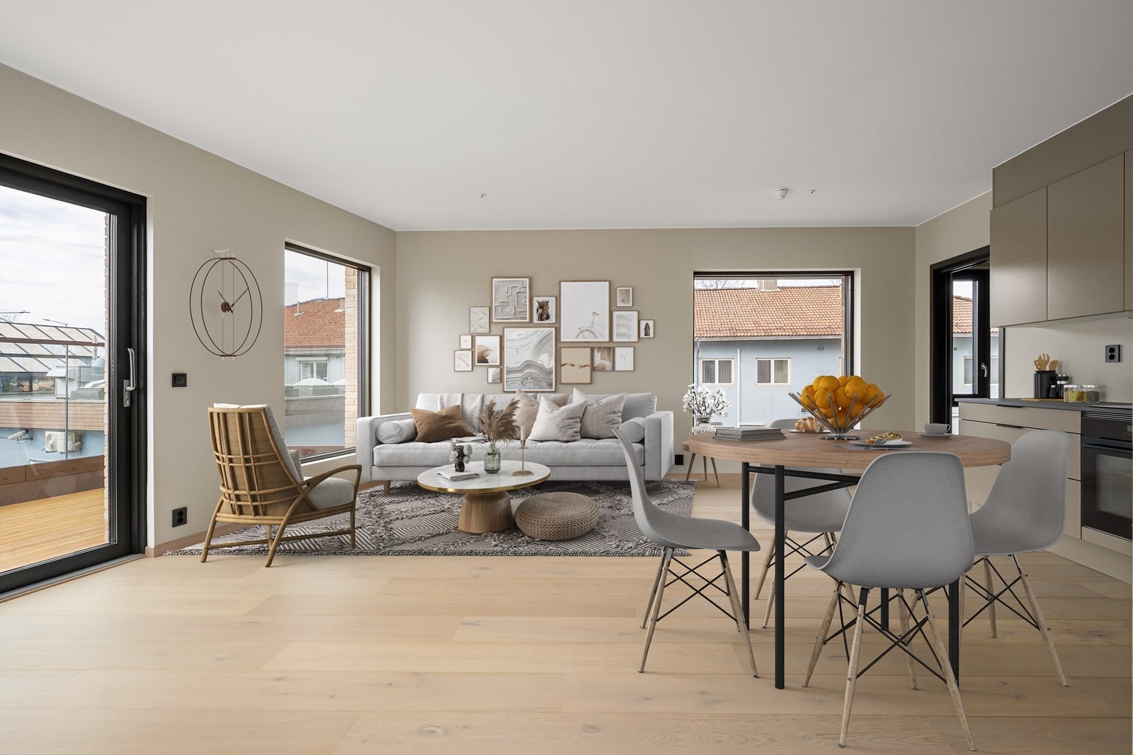 Velkommen til denne flotte leiligheten i Røa sentrum, presentert av Joakim Swartling. Foto: Mats Holst Galleribilde