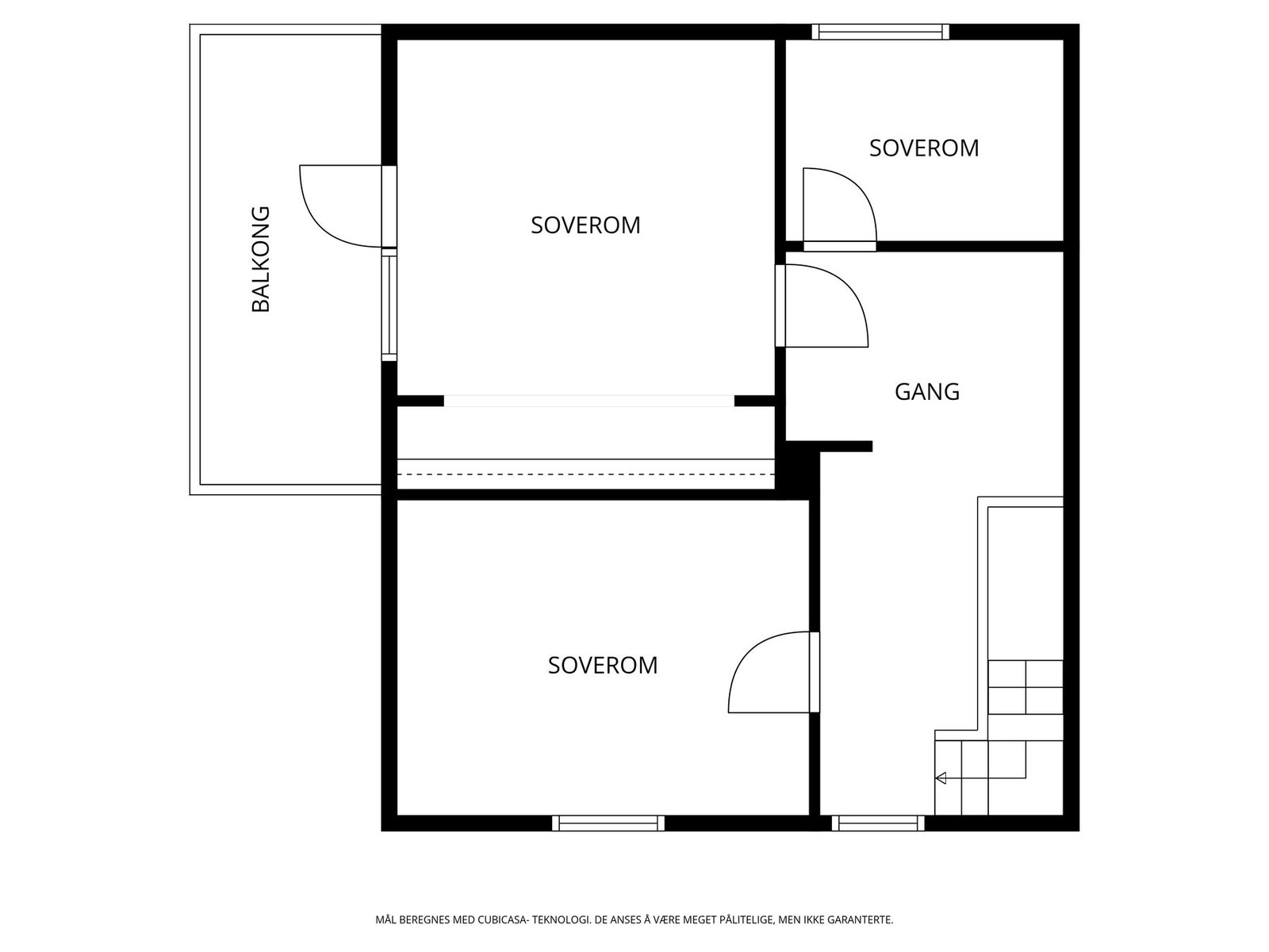 Veiledende planskisse 2. etasje Galleribilde