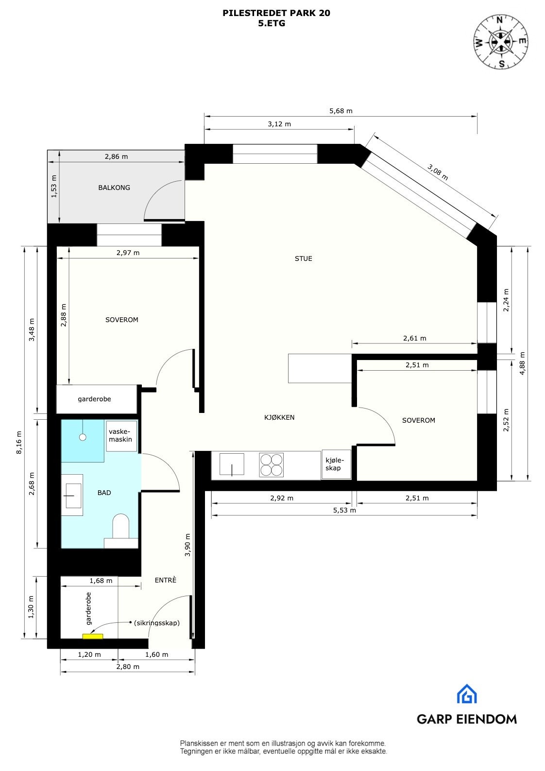 Plantegning Galleribilde