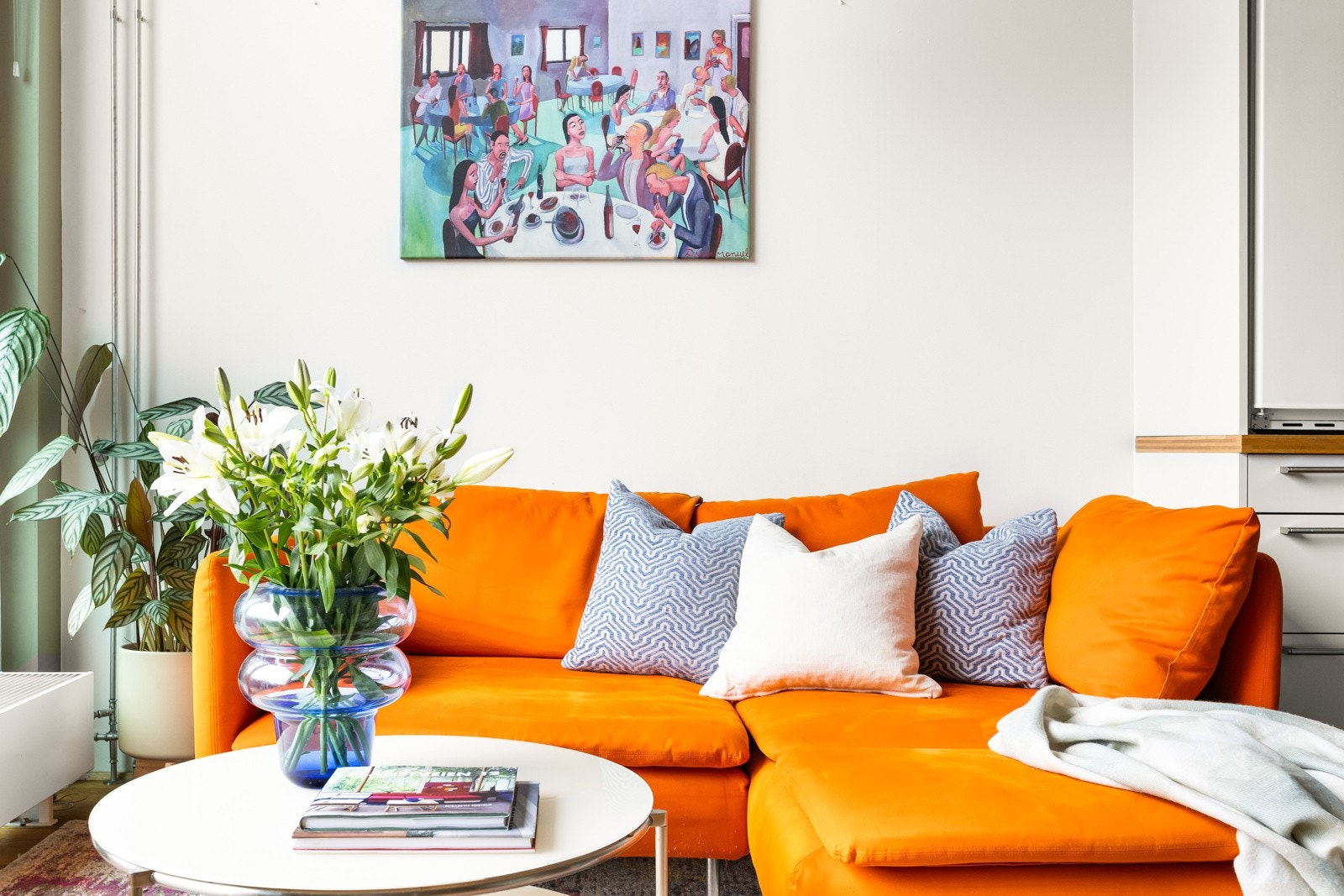 Det er god plass til å innrede meg sofaseksjon, spiseplass og en ytterligere lesekrok. Galleribilde
