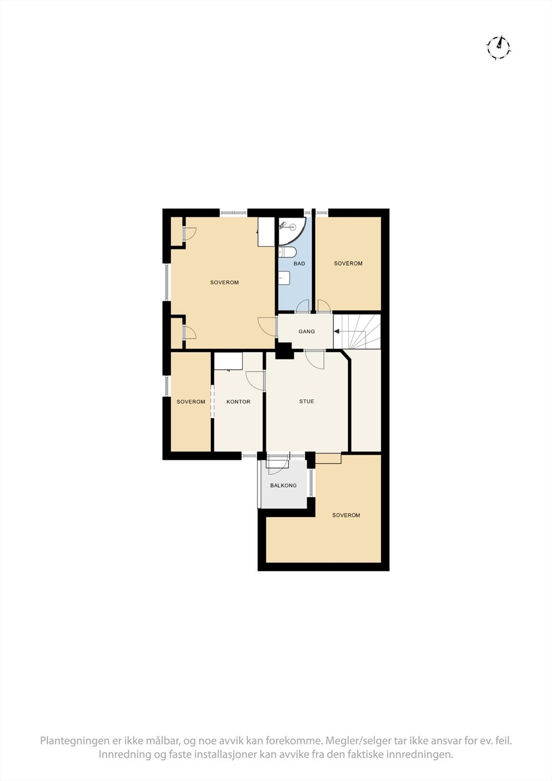 Plantegning - 2. etasje. Galleribilde