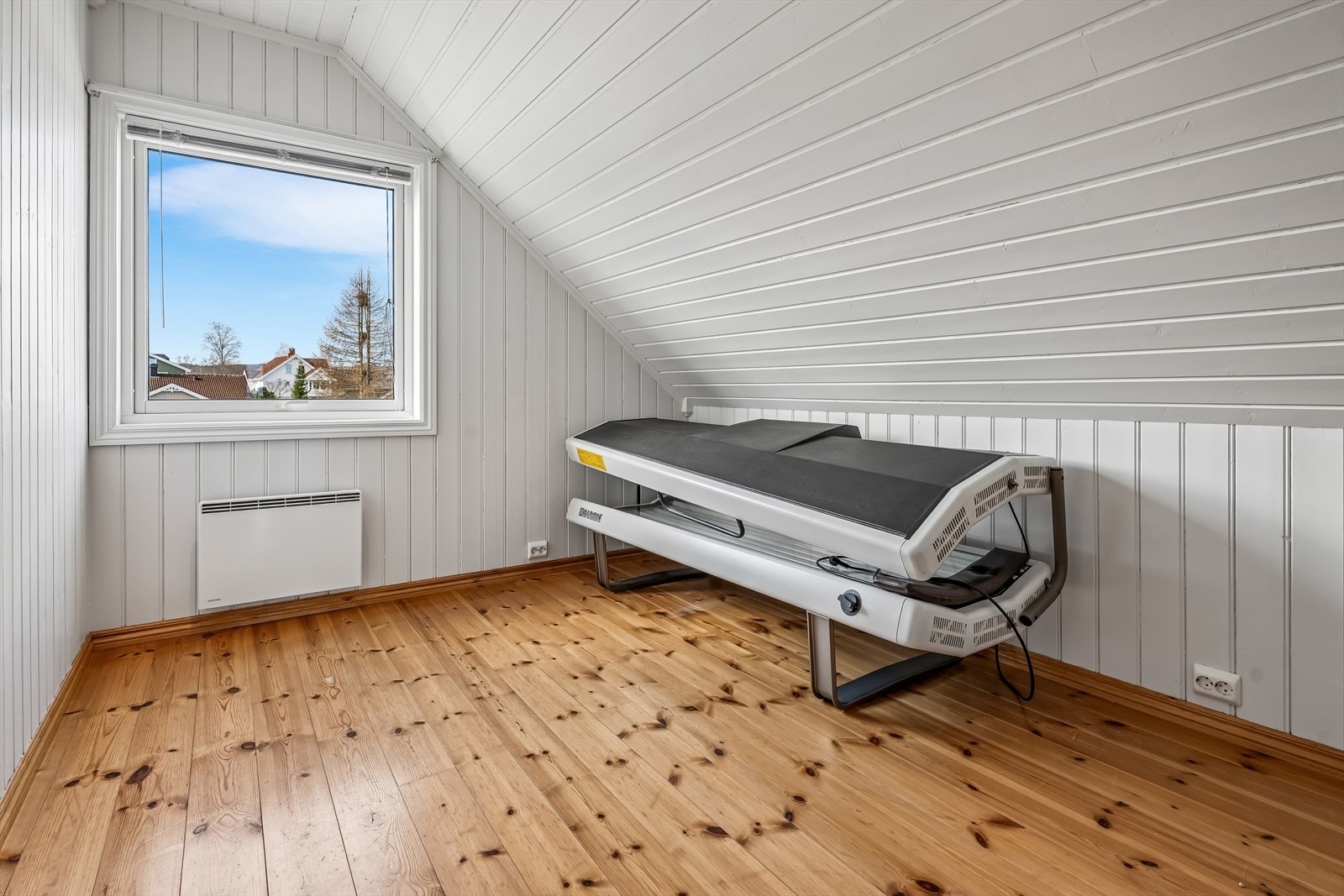 Loftet har flere disponible rom med ulike bruksmuligheter. Galleribilde
