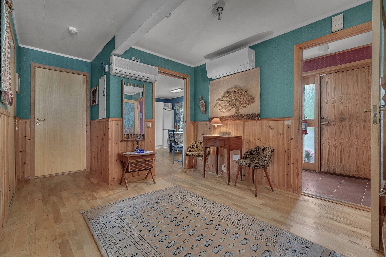 Hall med varmepumpe Galleribilde